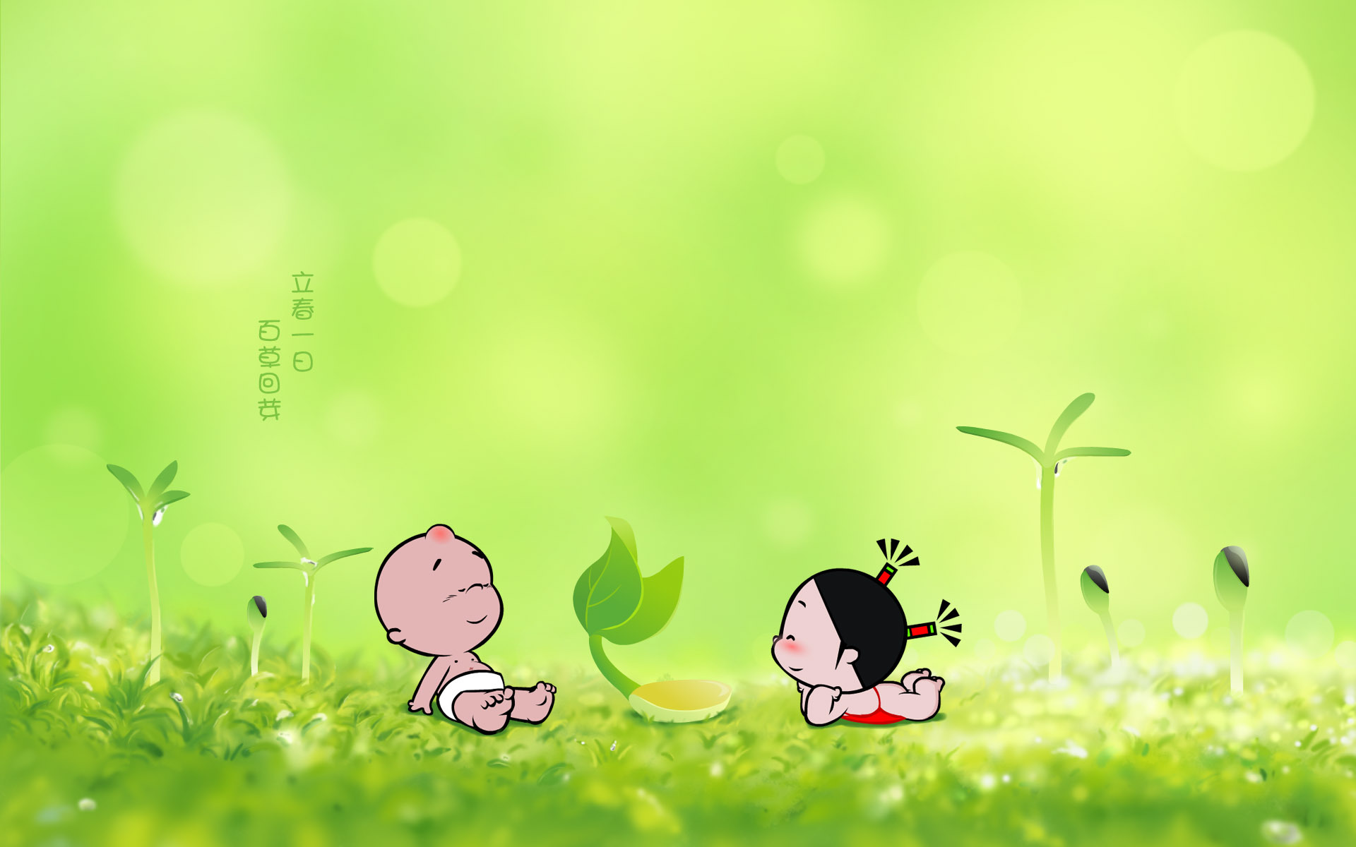 节日 节气 立夏 清新 宽屏