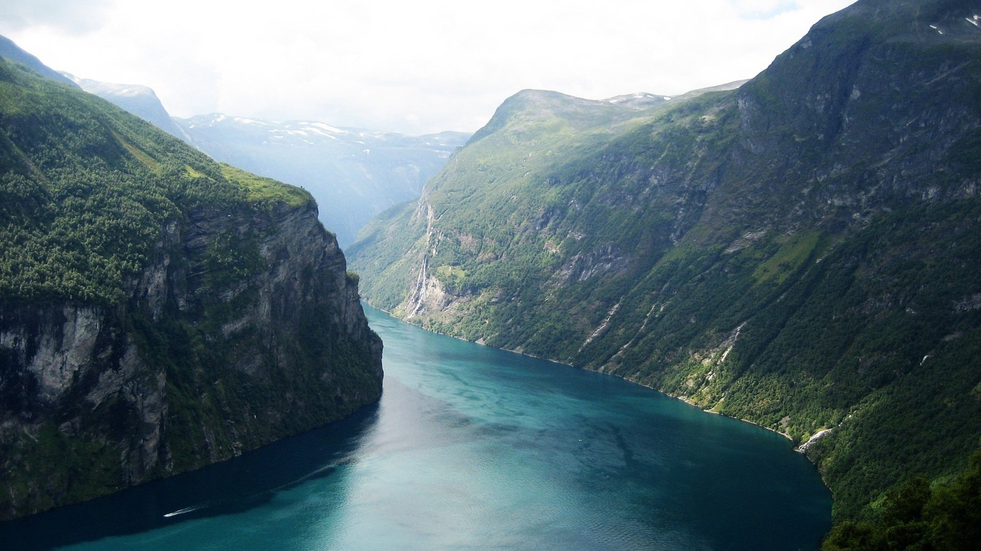 风景 自然风光 河谷 湾峡 挪威