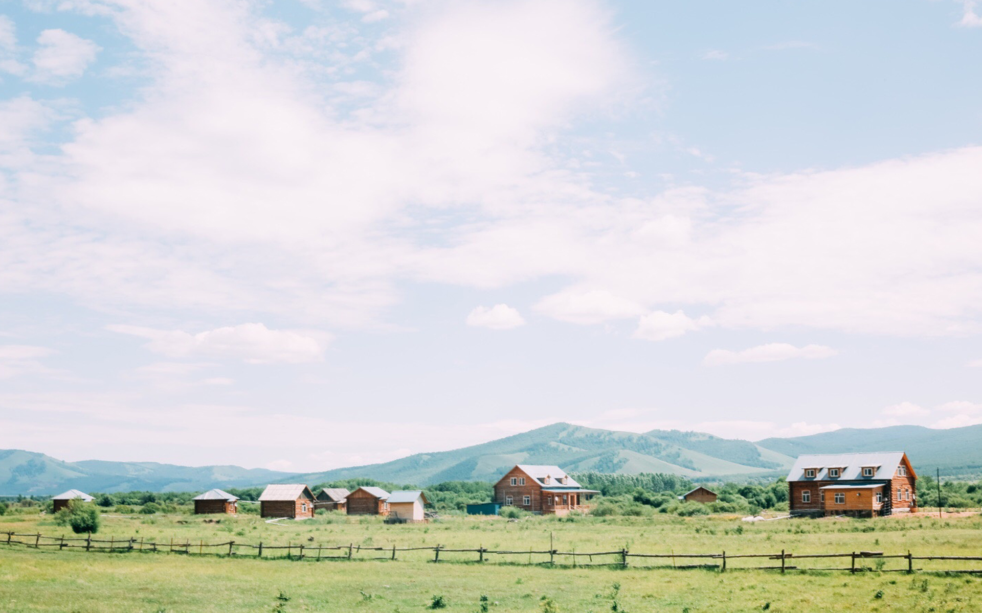 风景 草原 小清新 日系
