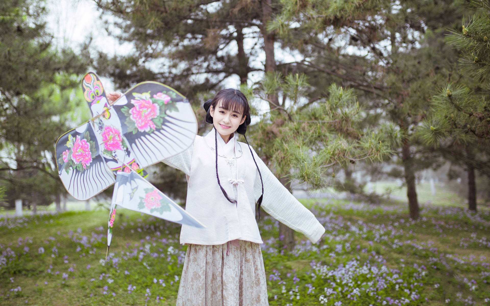 美女 文艺古风 恬静 可爱