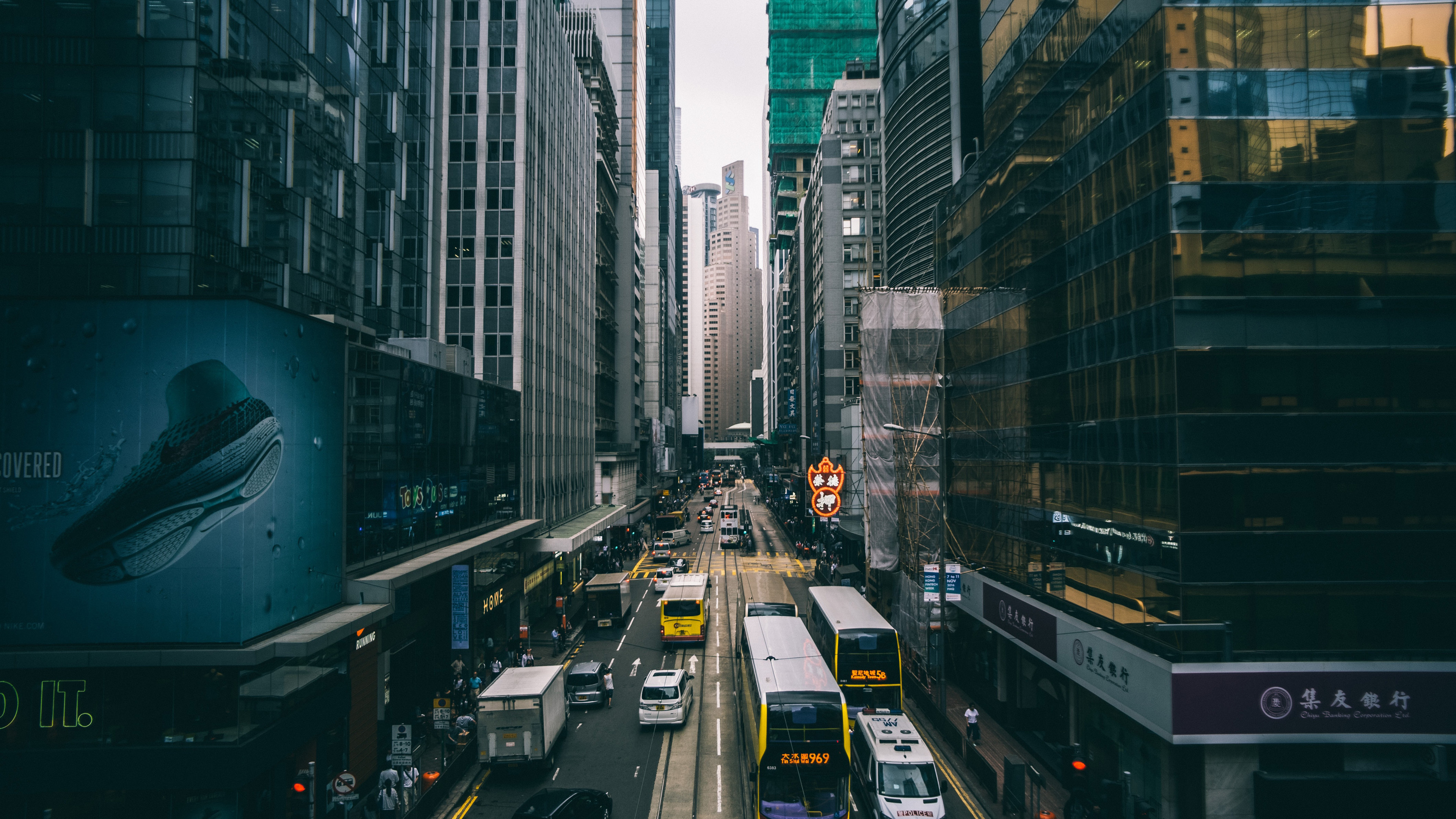 4K 风景 城市建筑 香港