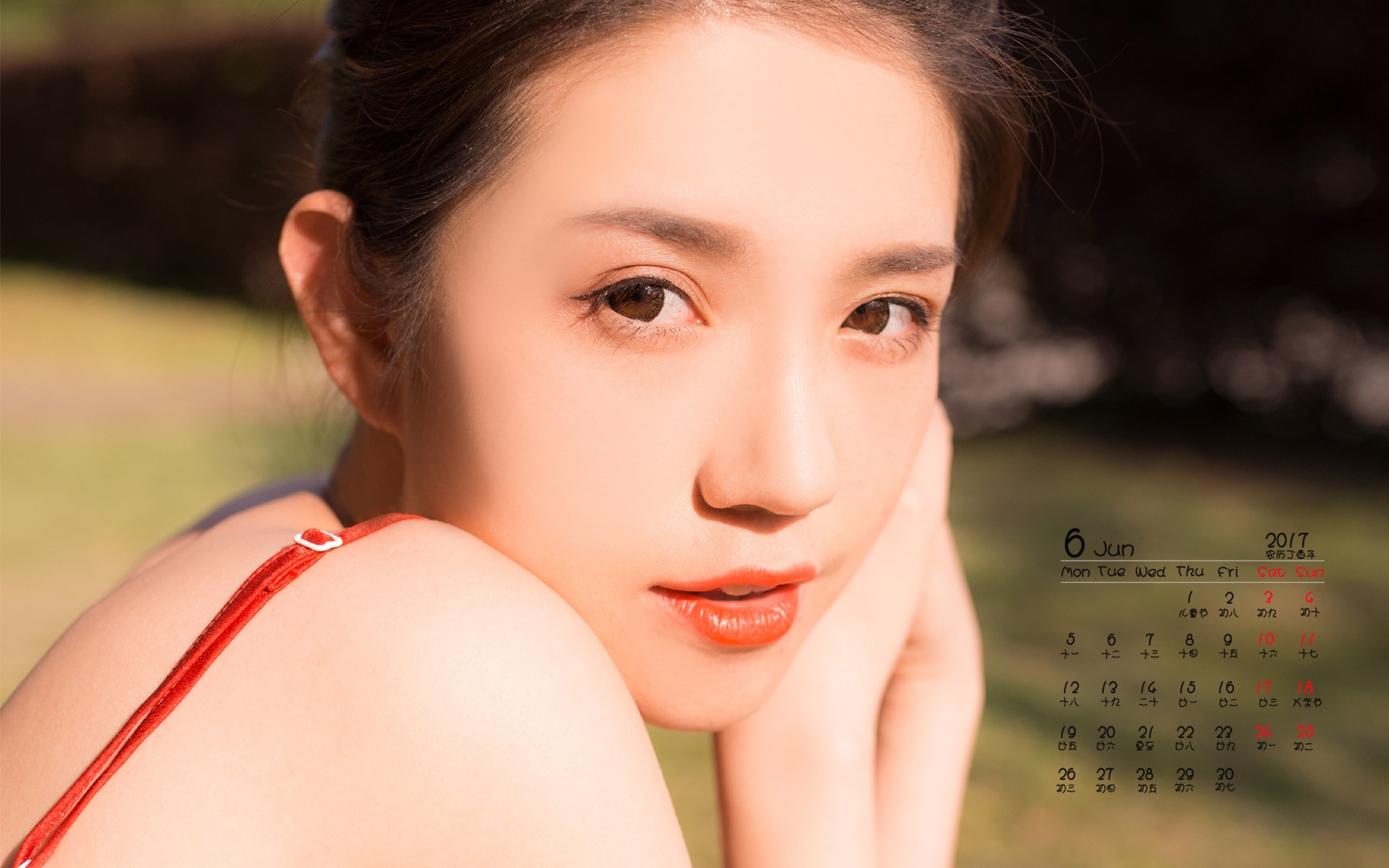 2017年6月 美女 脸庞