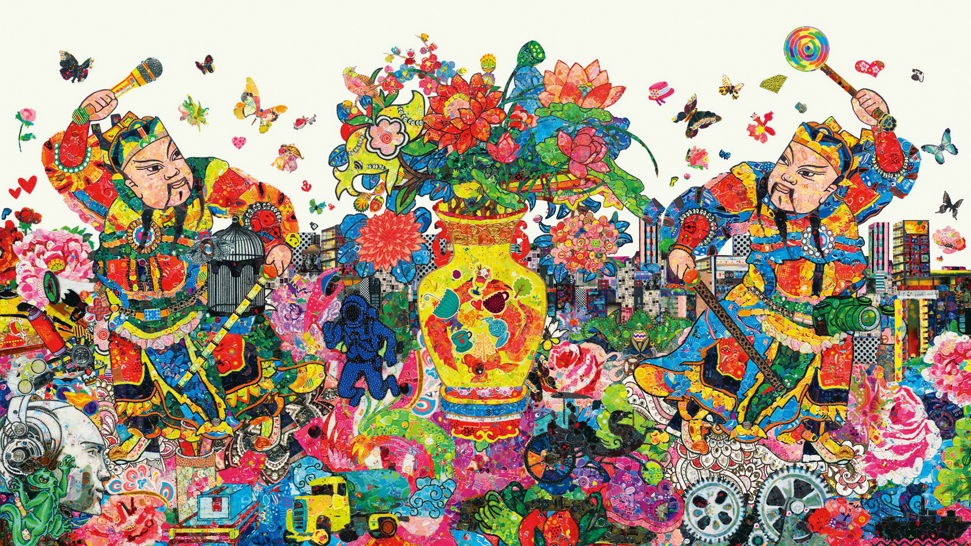 2017 新年快乐 春节 门神