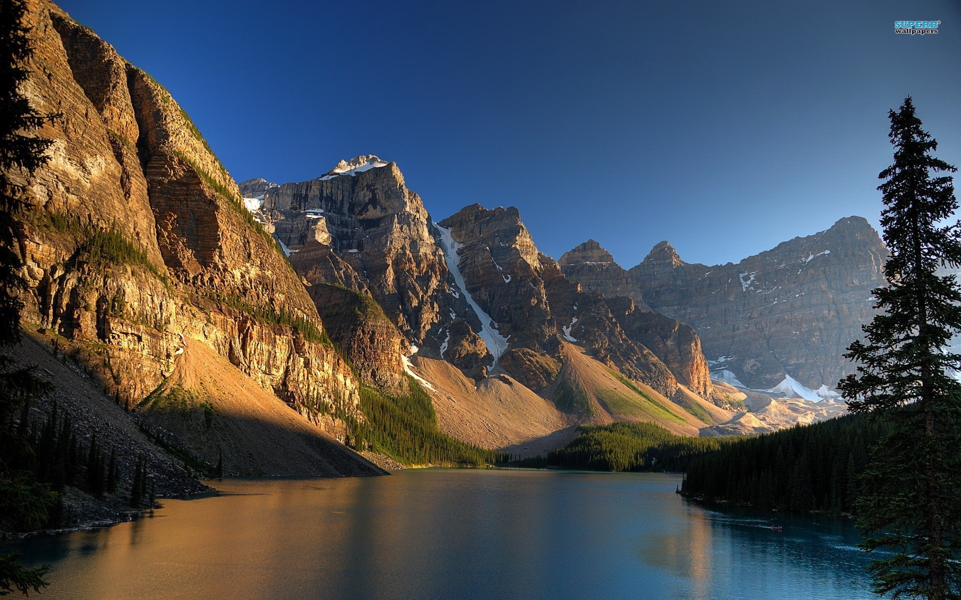 加拿大 班夫 国家公园 宽屏 风光 风景