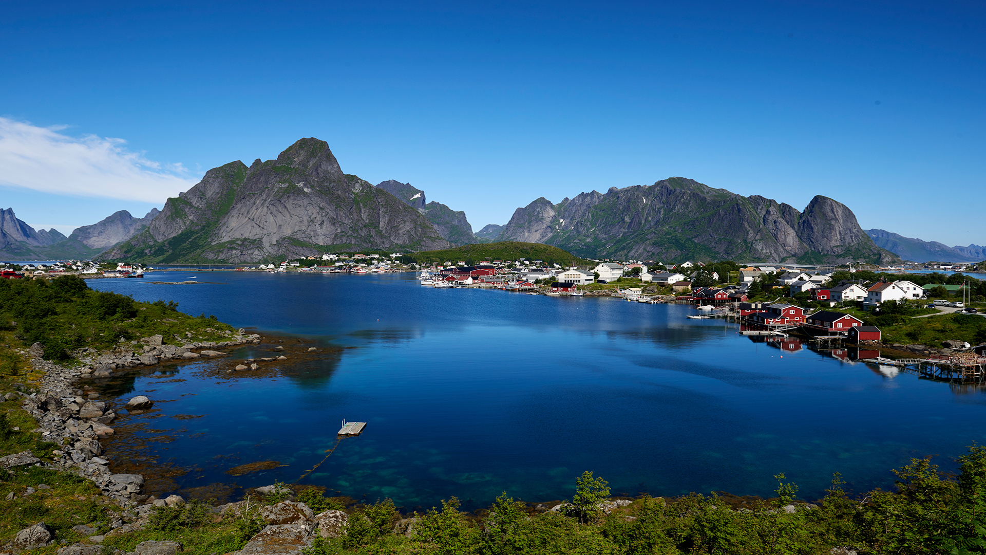 自然风光  挪威自然风景 湖泊