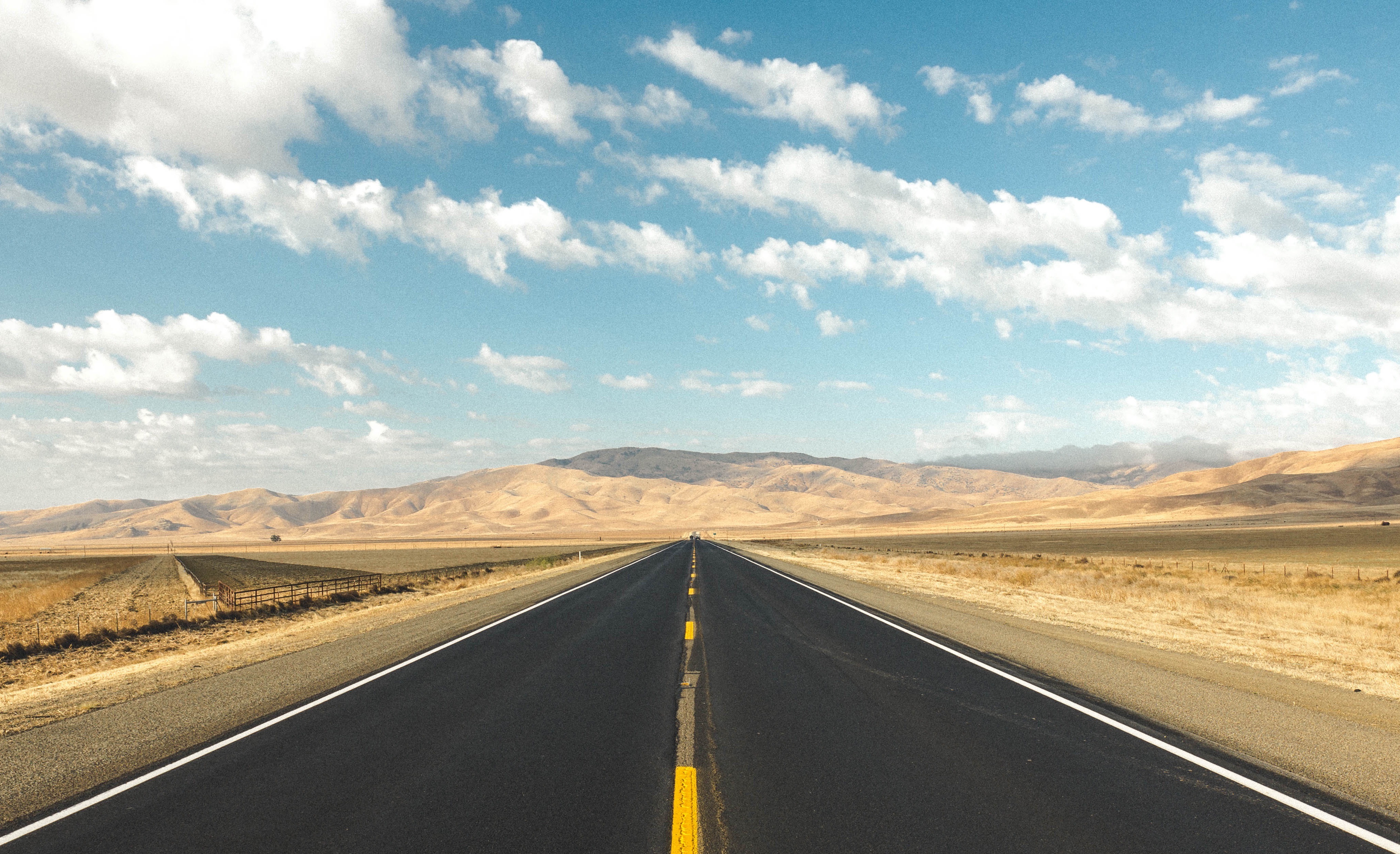 4k 公路 沙漠