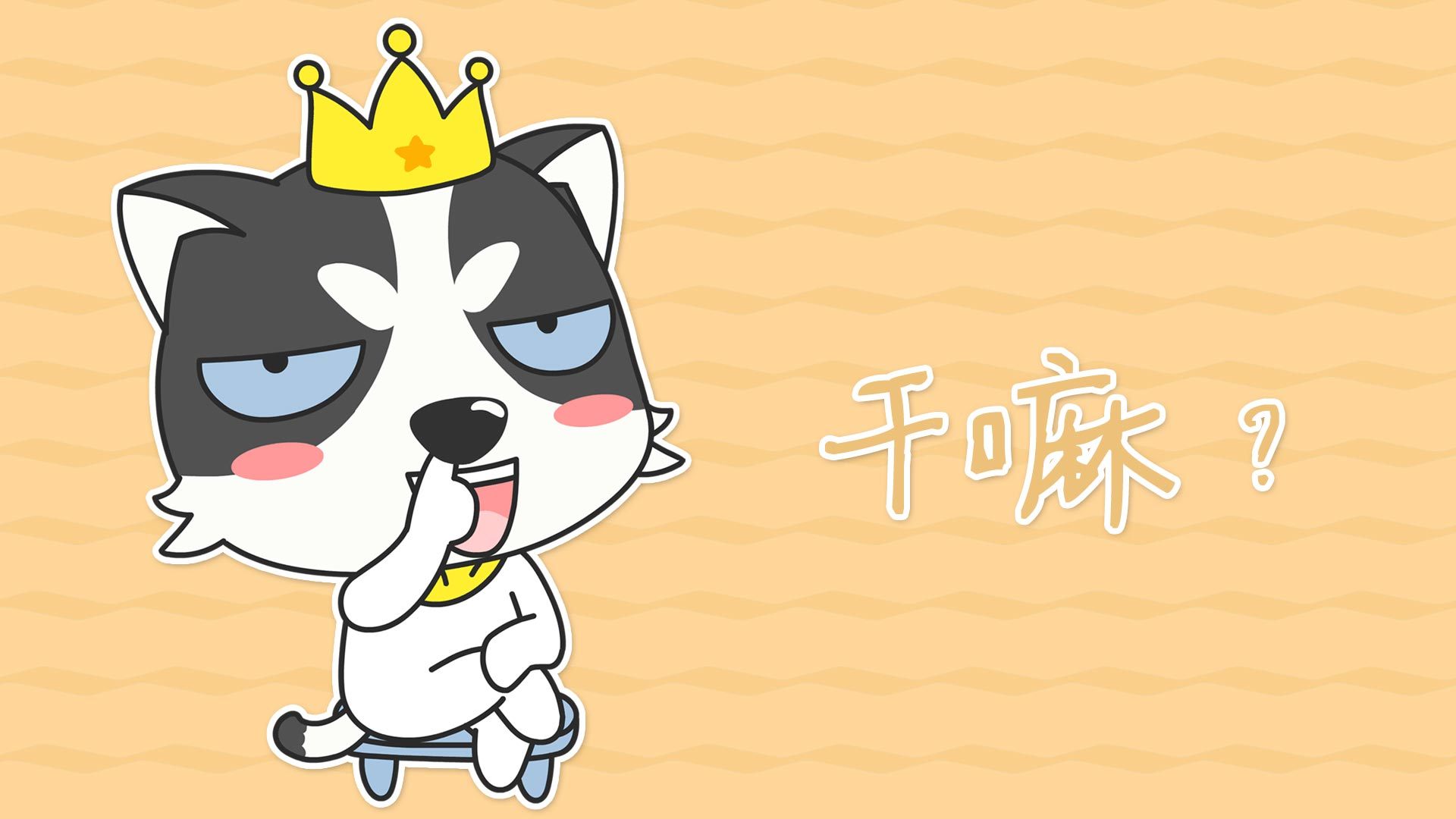 动漫 狗 哈士奇 萌 贱