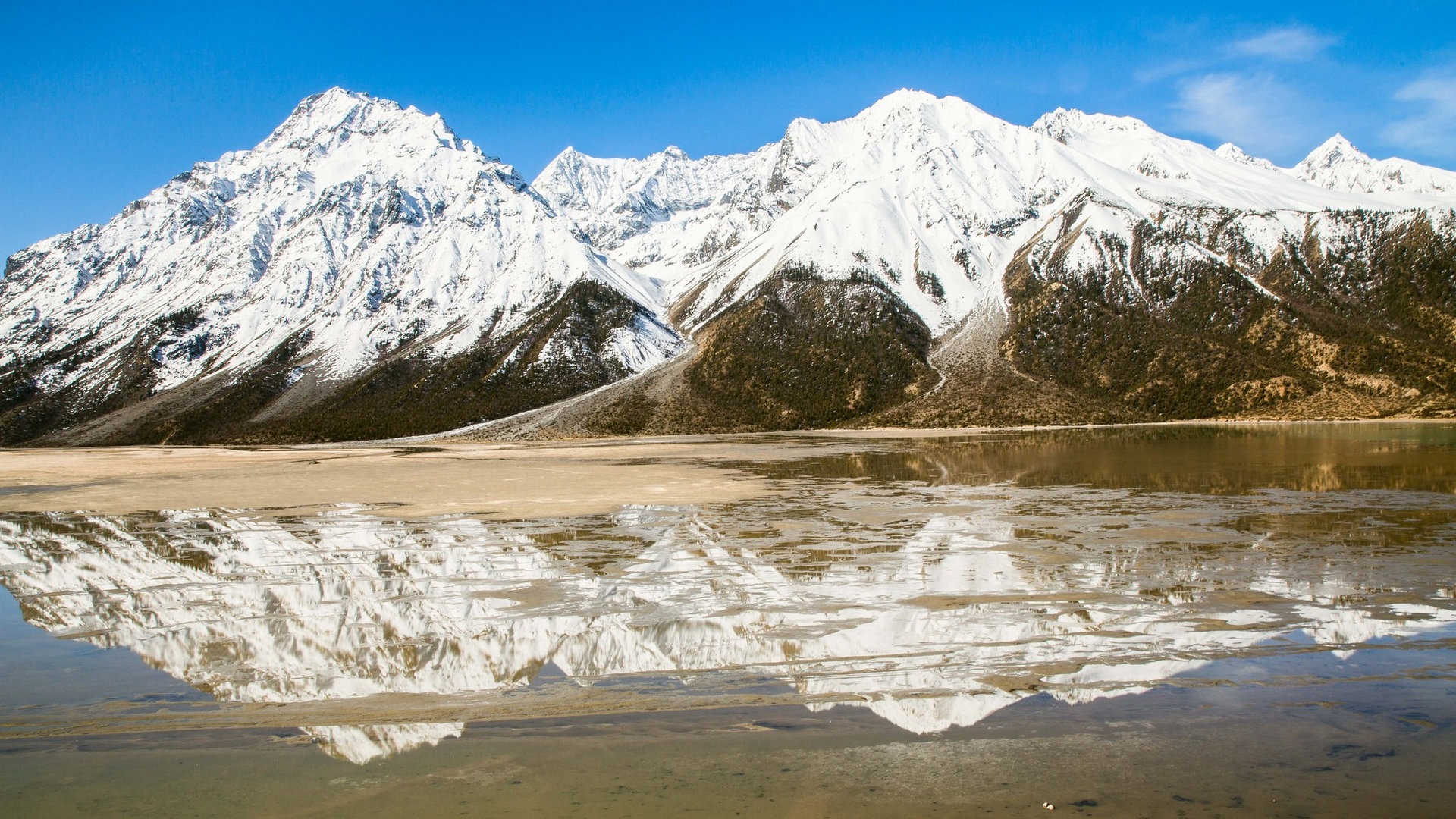 西藏然乌湖 风景