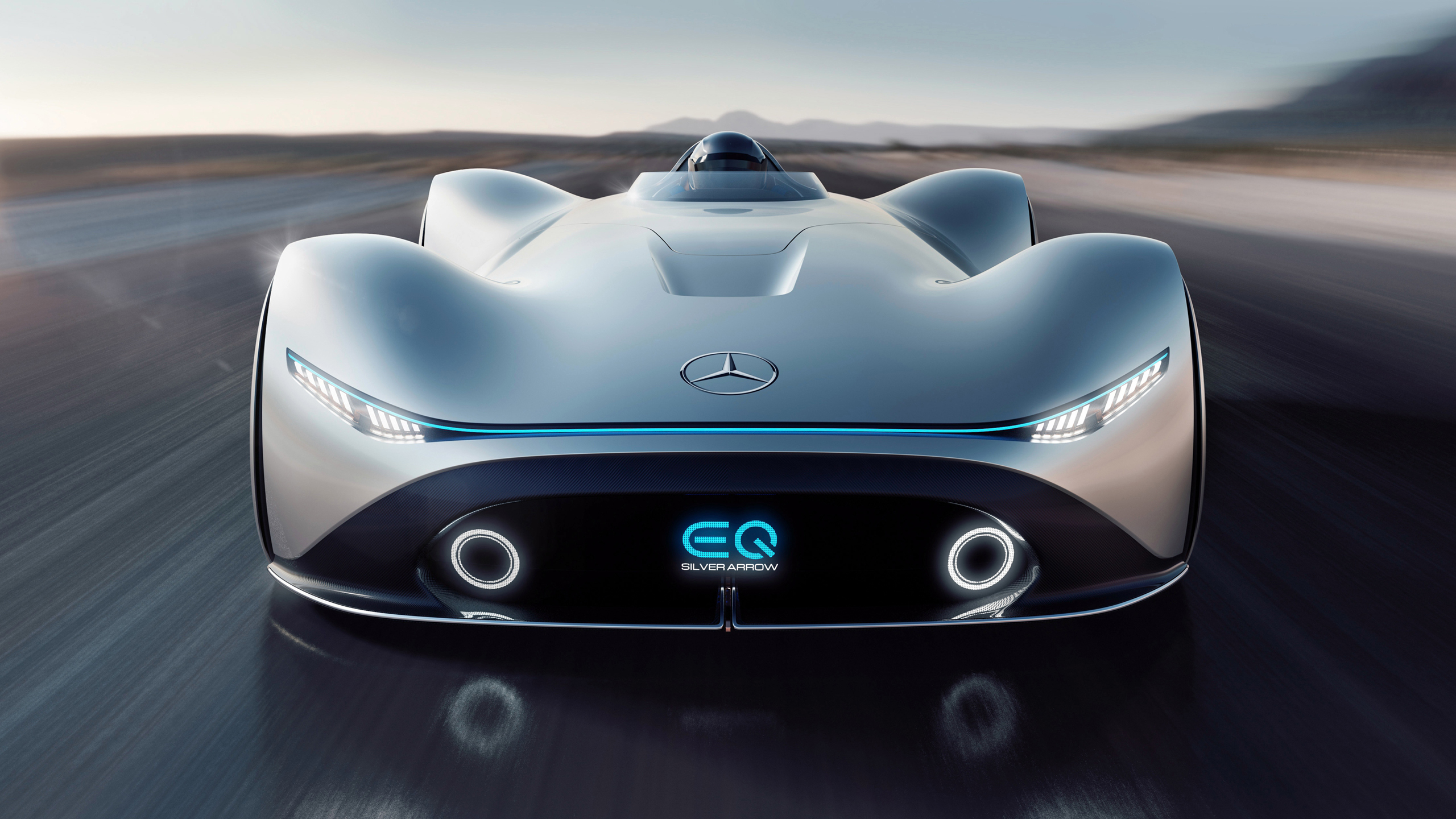 奔驰 赛车 白色 跑车 速度