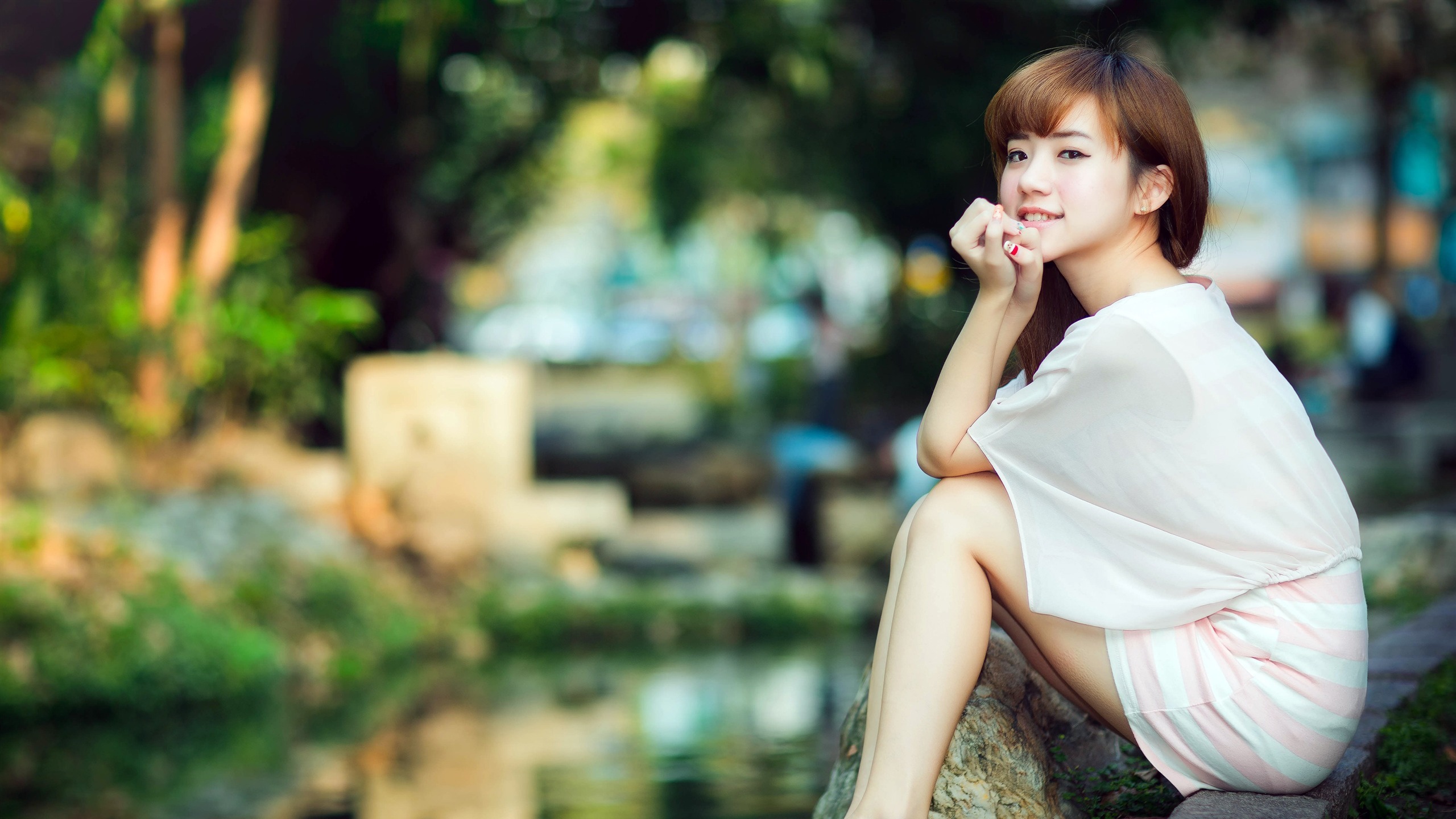 美女 清纯 美腿