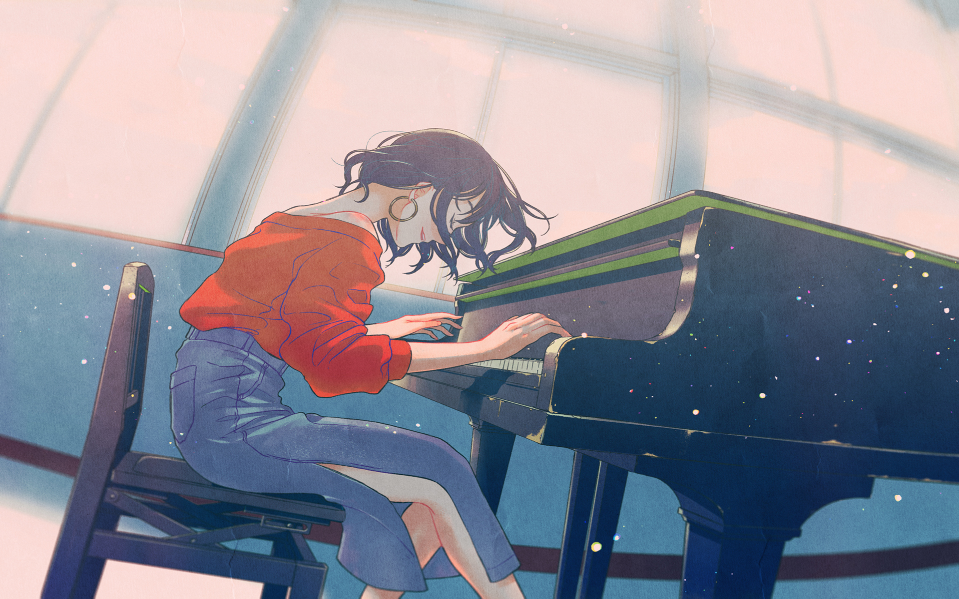 动漫   同人手绘  二次元  日漫    动漫美女