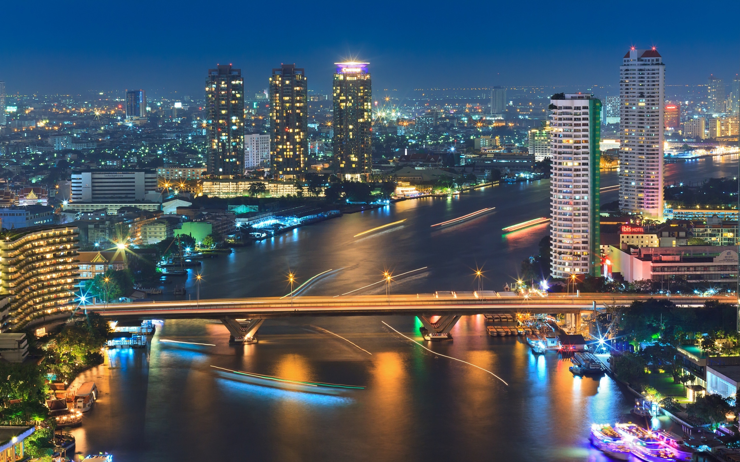 城市夜景  曼谷夜景