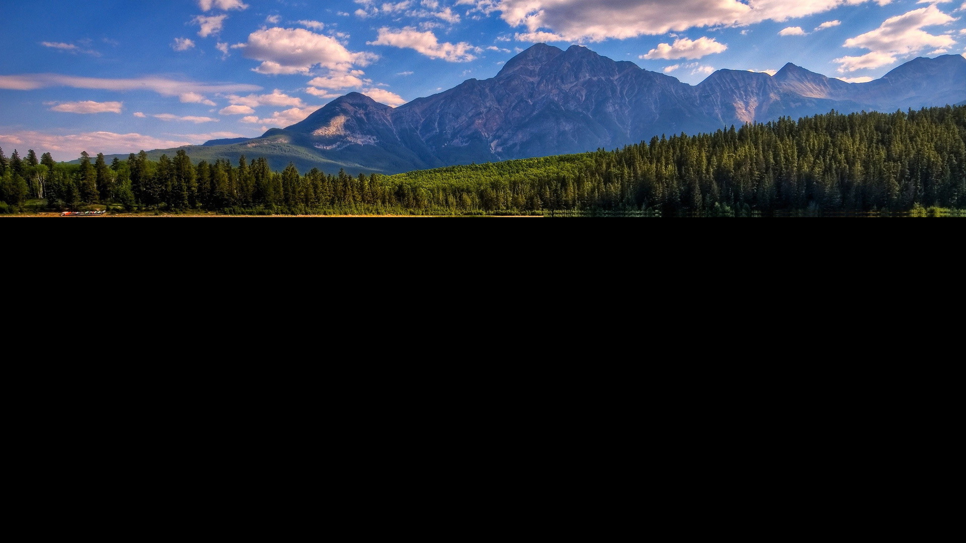 加拿大 班夫 国家公园 宽屏 风光 风景
