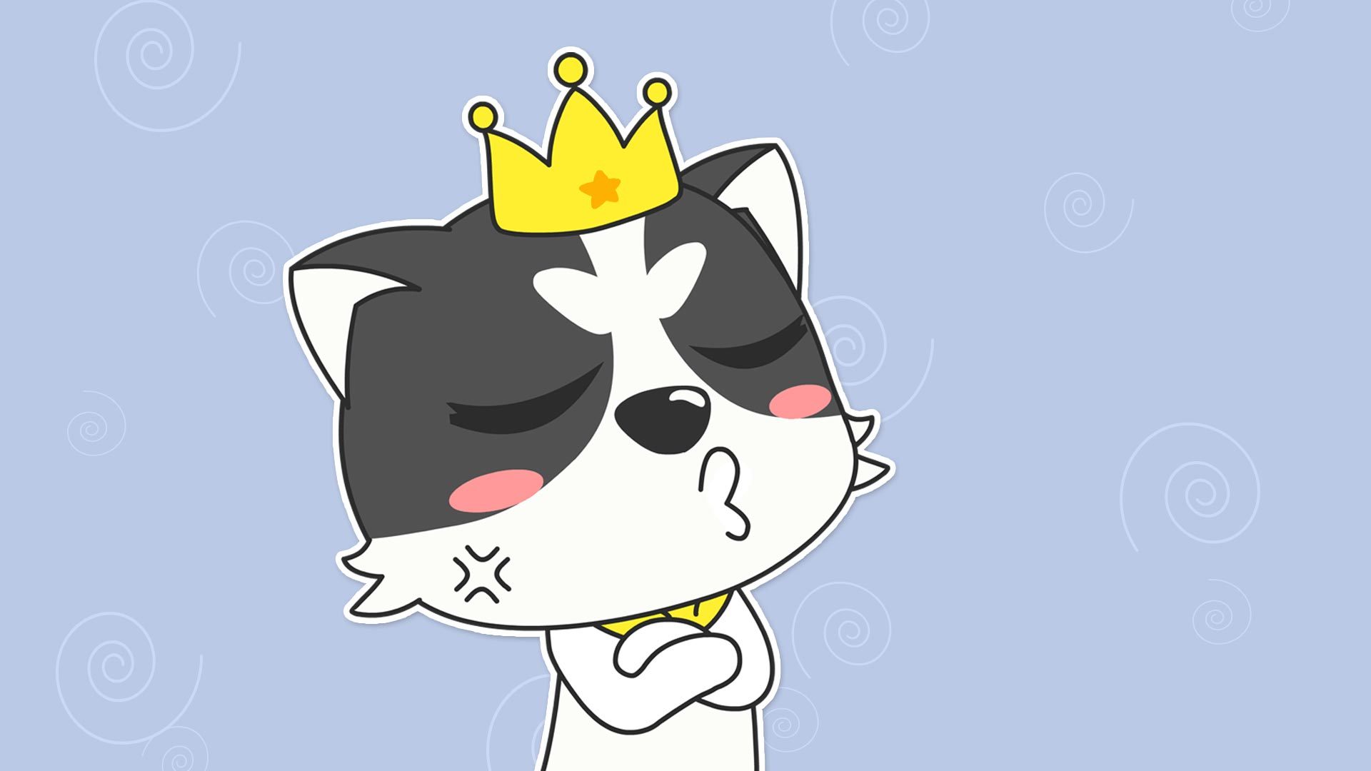 动漫 狗 哈士奇 萌 贱