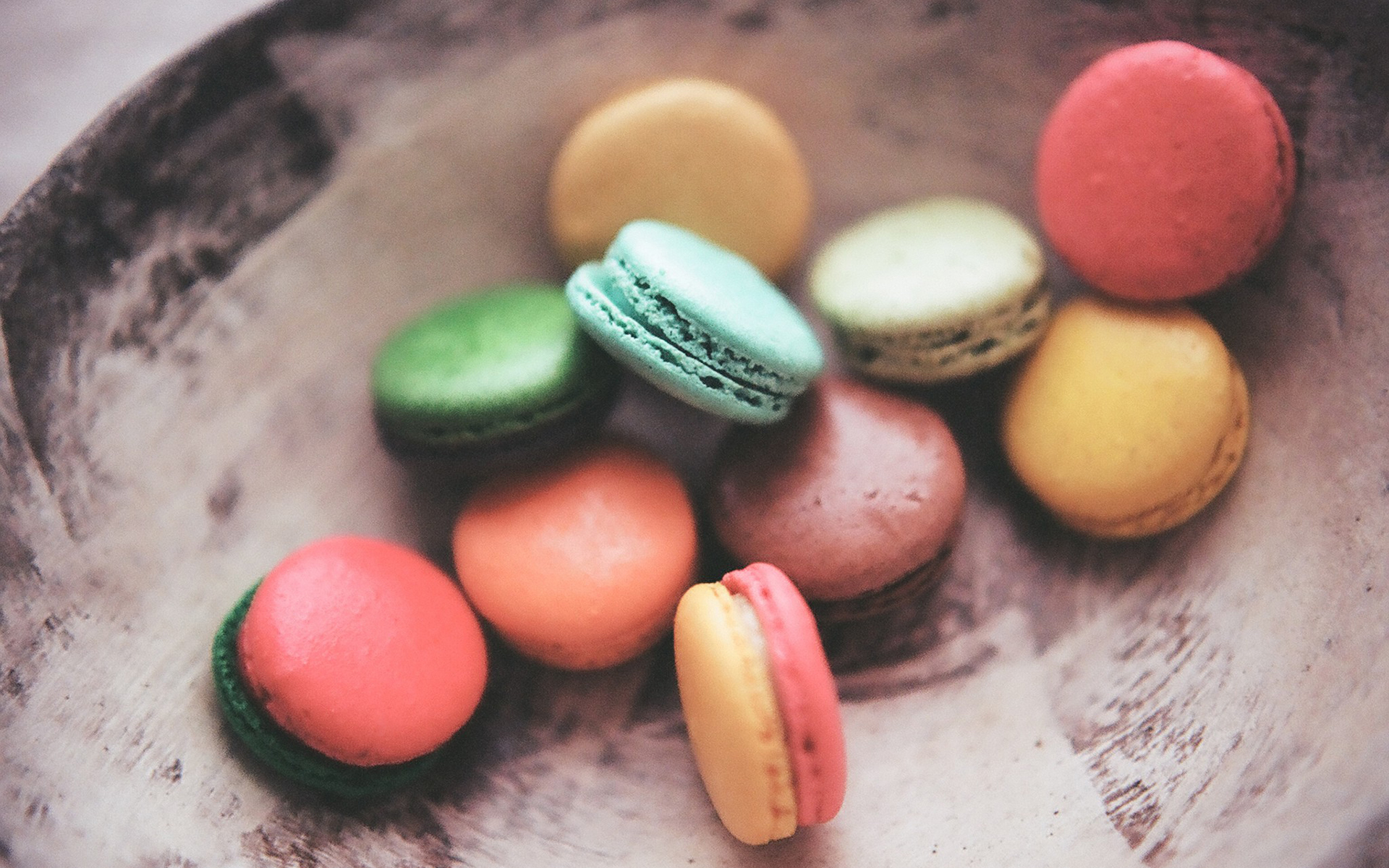 美食 马卡龙 彩色