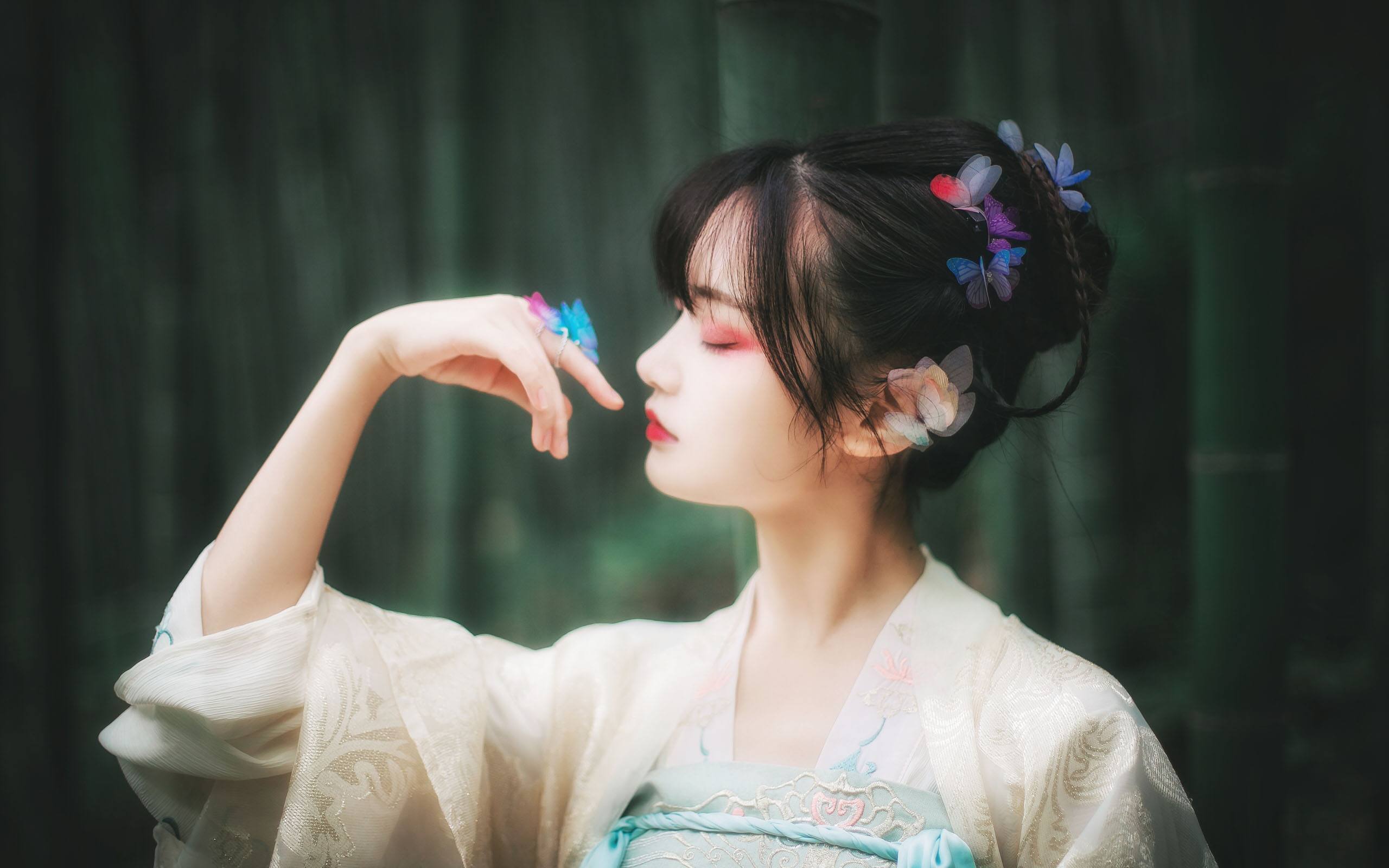 美女 模特 古风 汉服