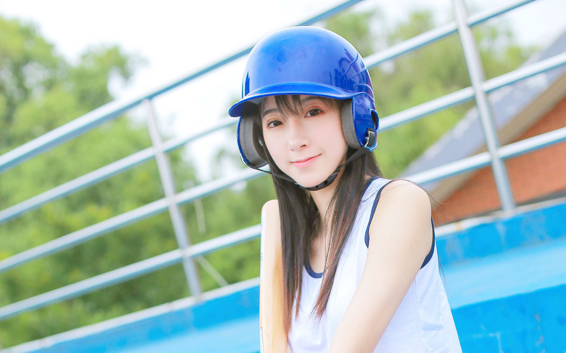 清纯  运动美女 户外