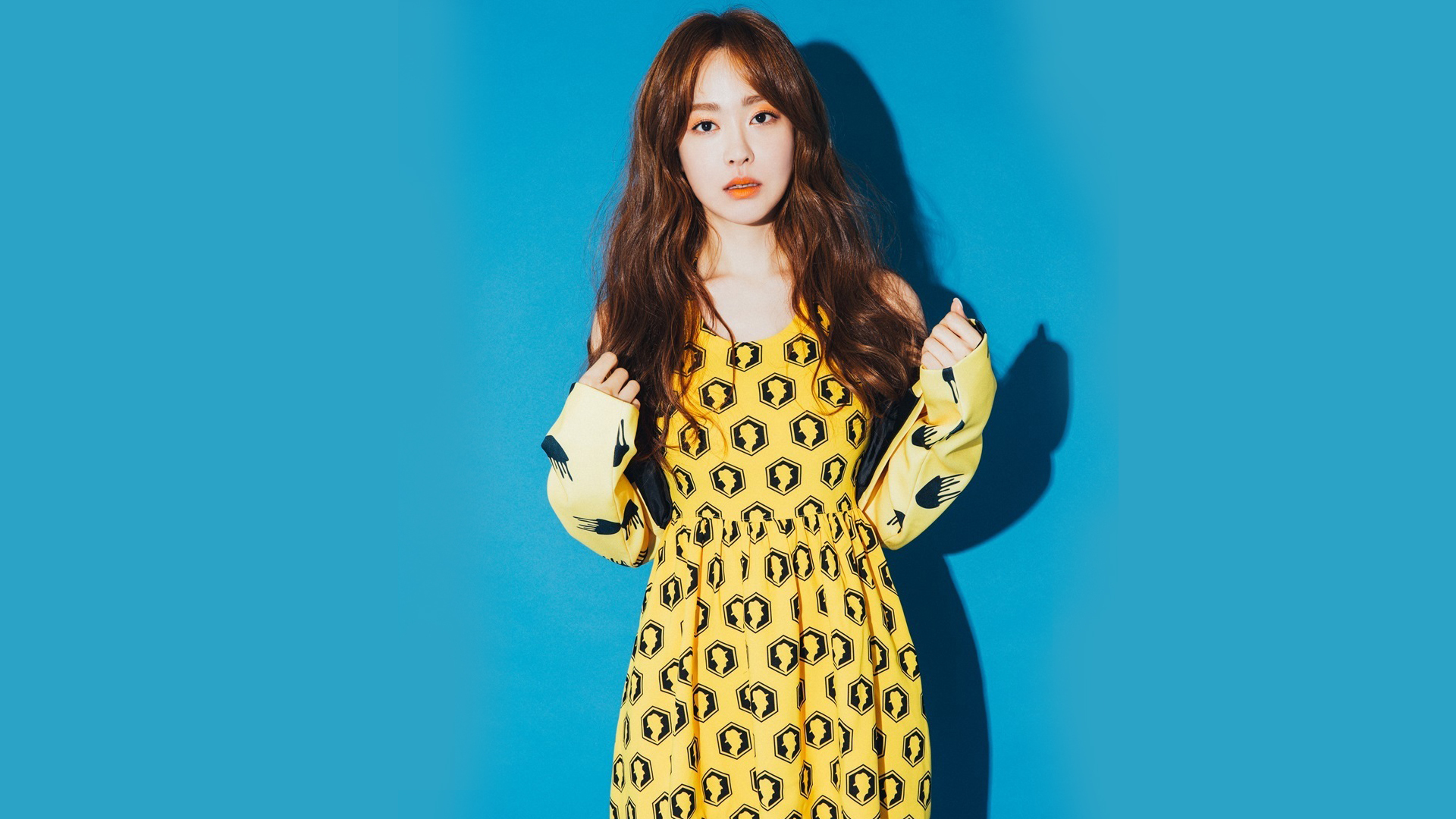 刘小英 韩国 女团 After School 宽屏 美女 明星 朱小英