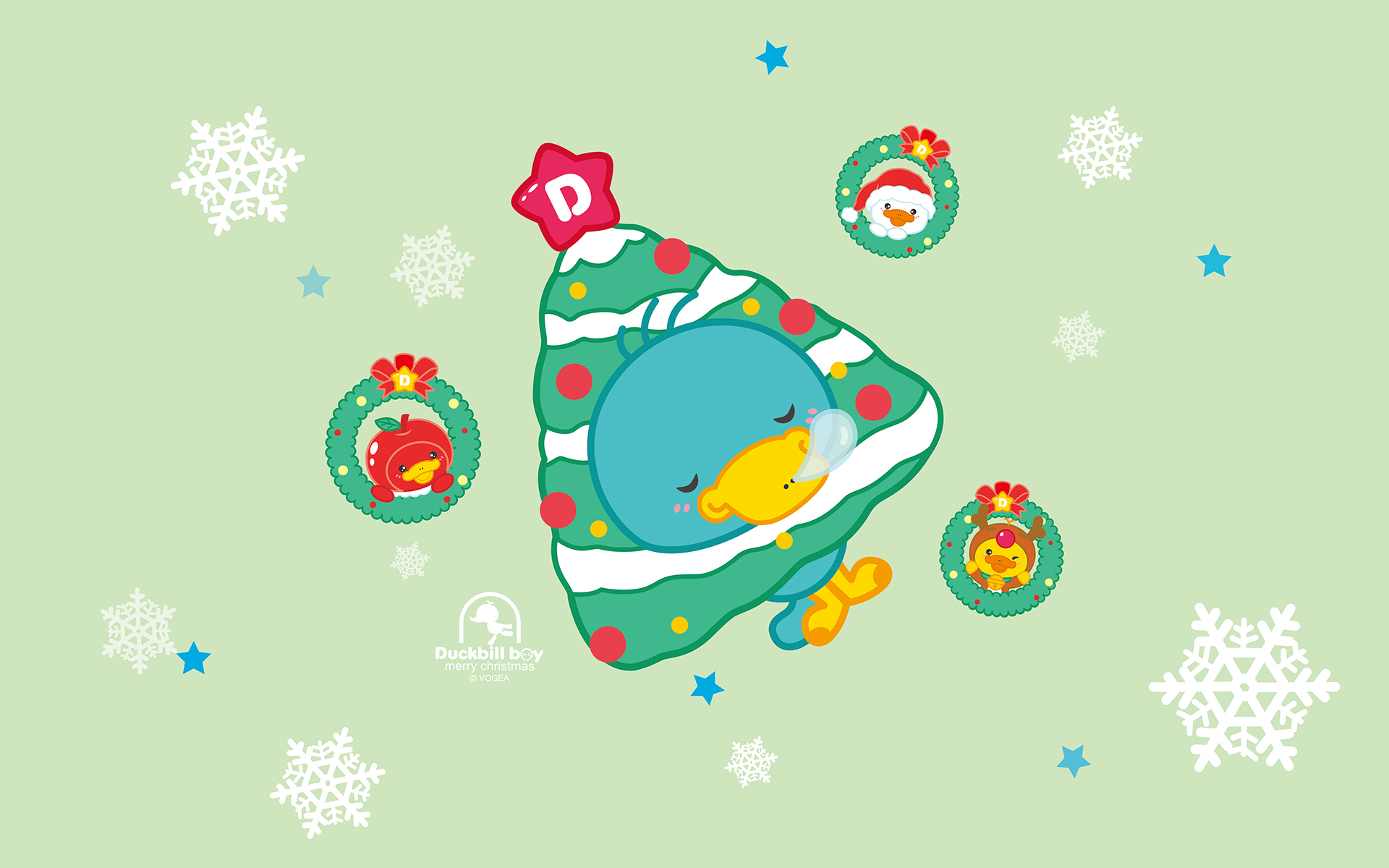 鸭嘴兽男孩 圣诞树