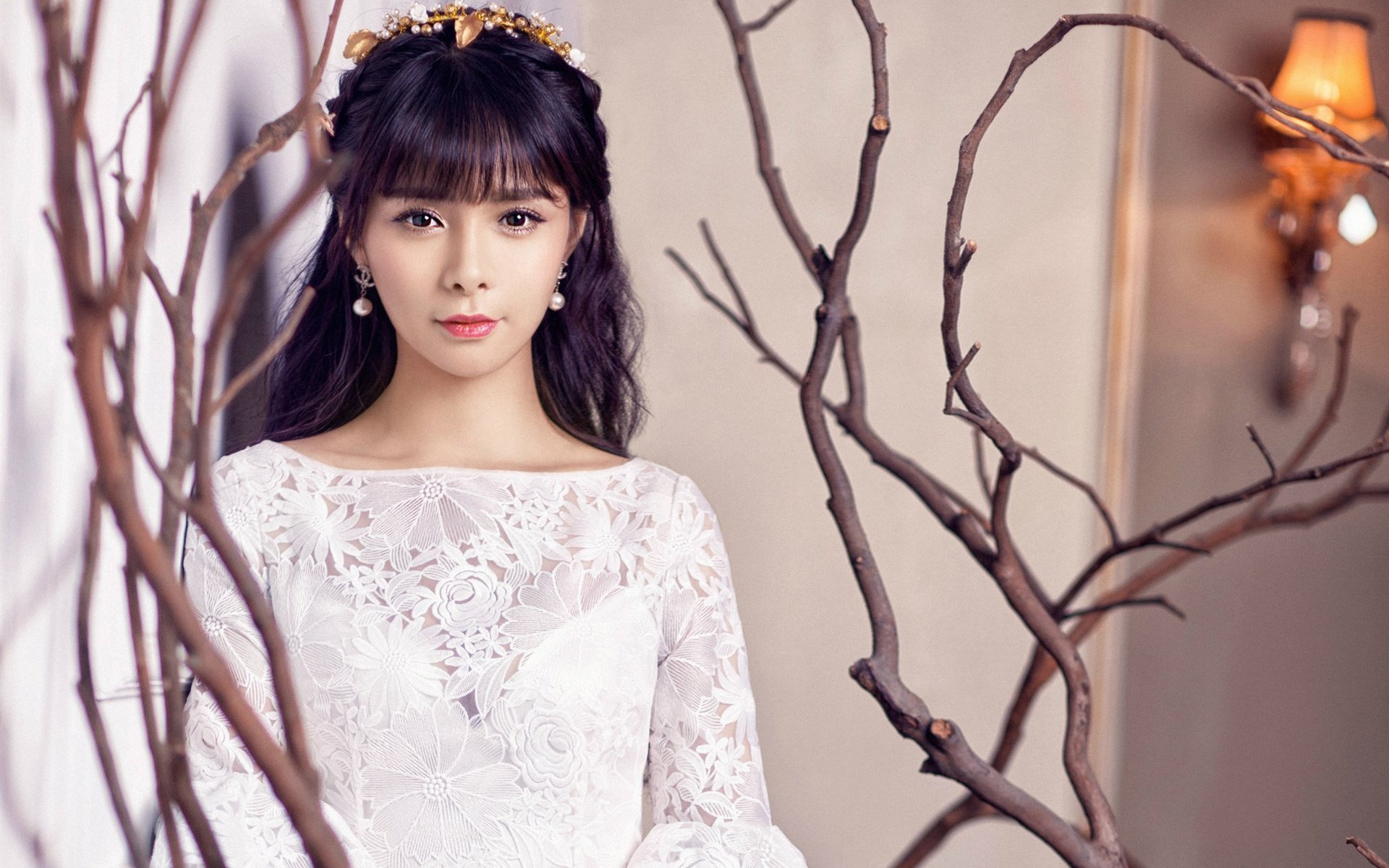 沈梦辰 美女 明星 主持人 宽屏