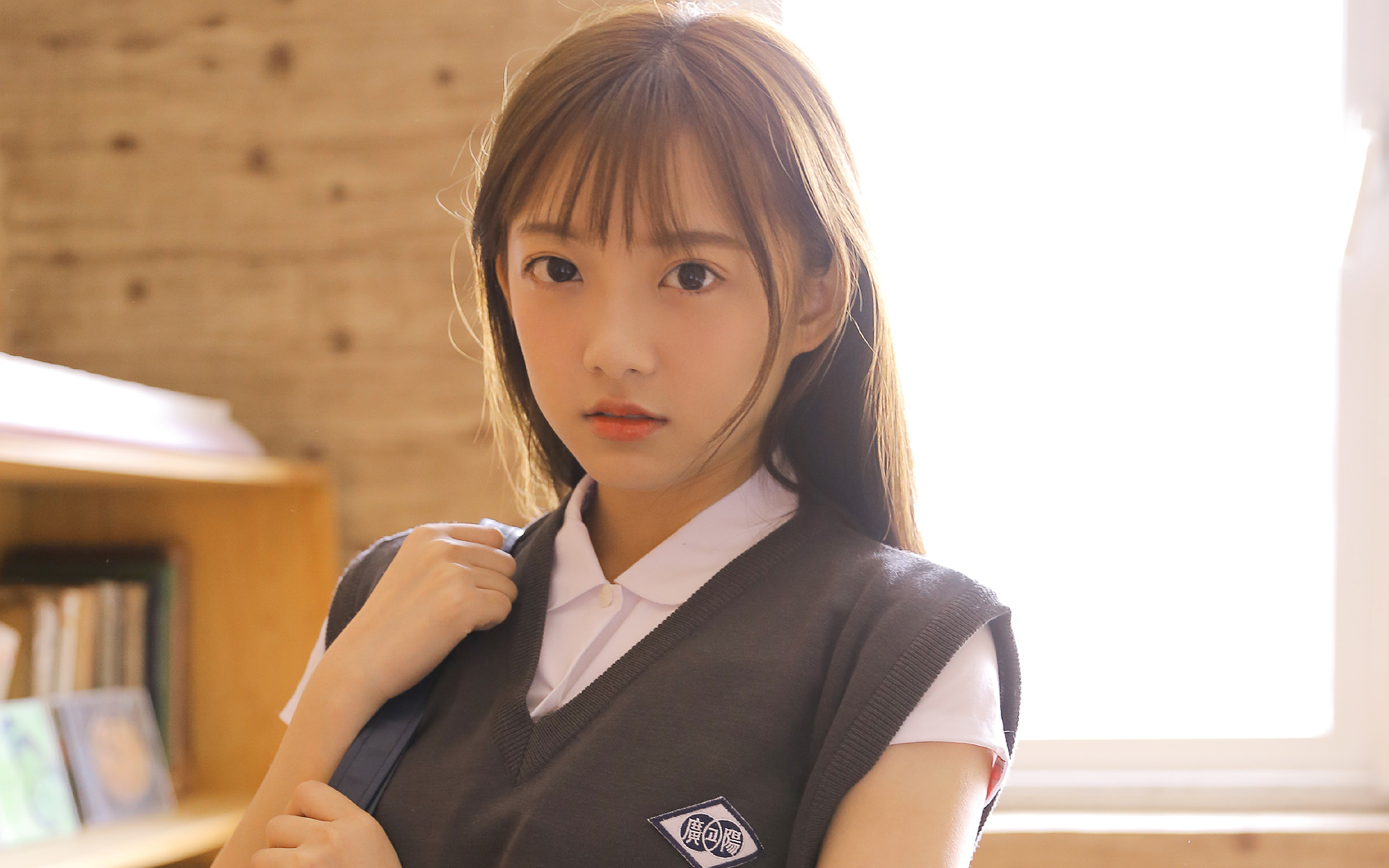 清纯  日式制服  美女  清新