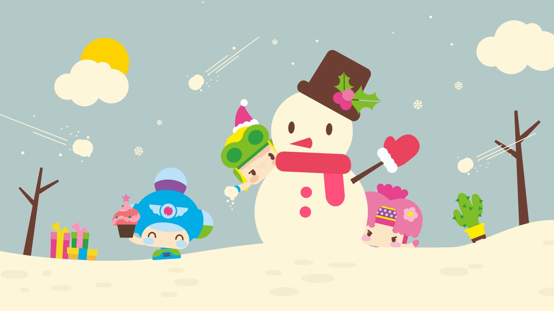 昆塔 圣诞 欢乐 雪人 礼物