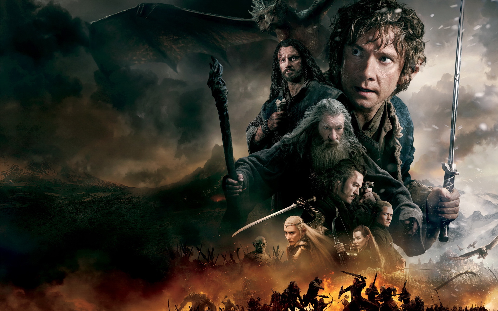 霍比特人3 五军之战 影视 电影 宽屏