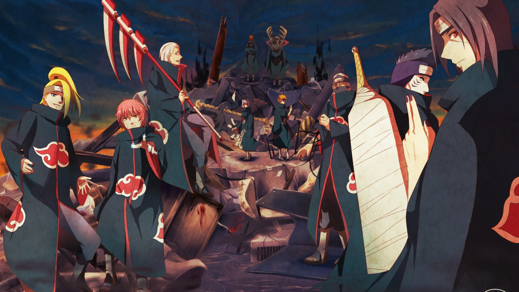 动漫 火影忍者 晓