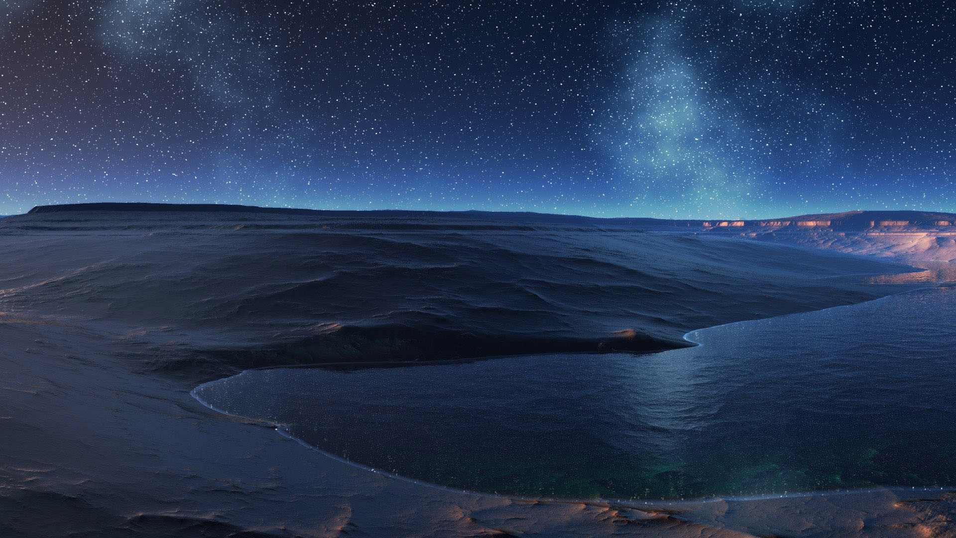 风景 夜空 星空