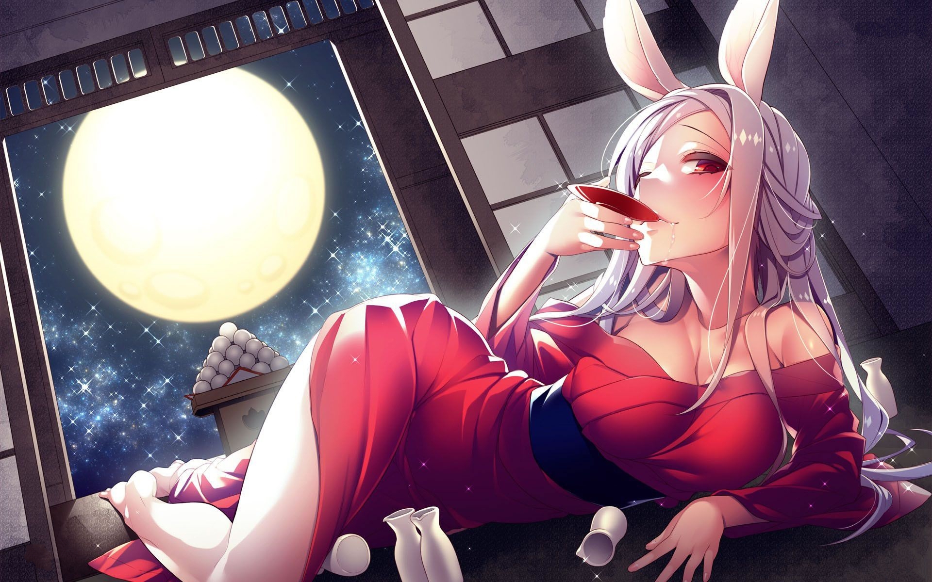 月光下的兔女郎