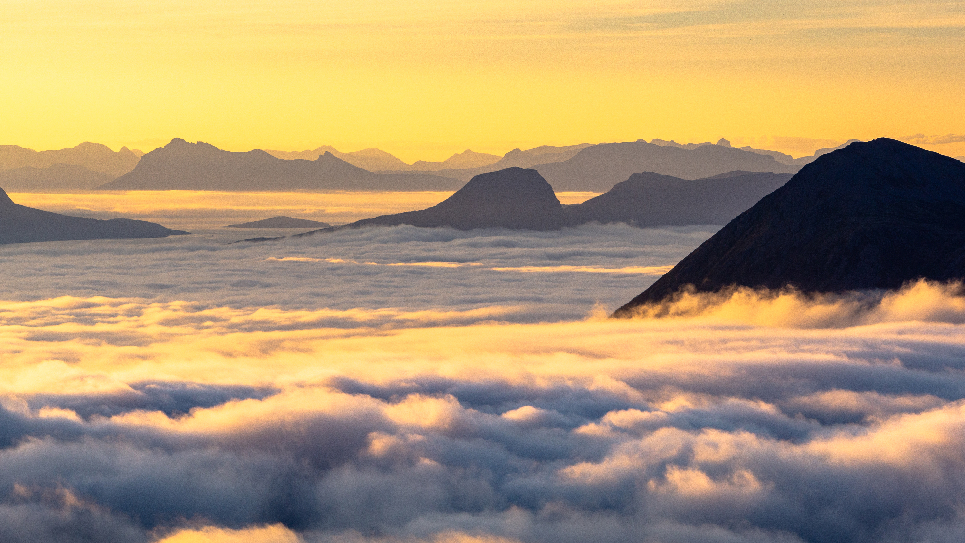 自然风光 高山 云雾