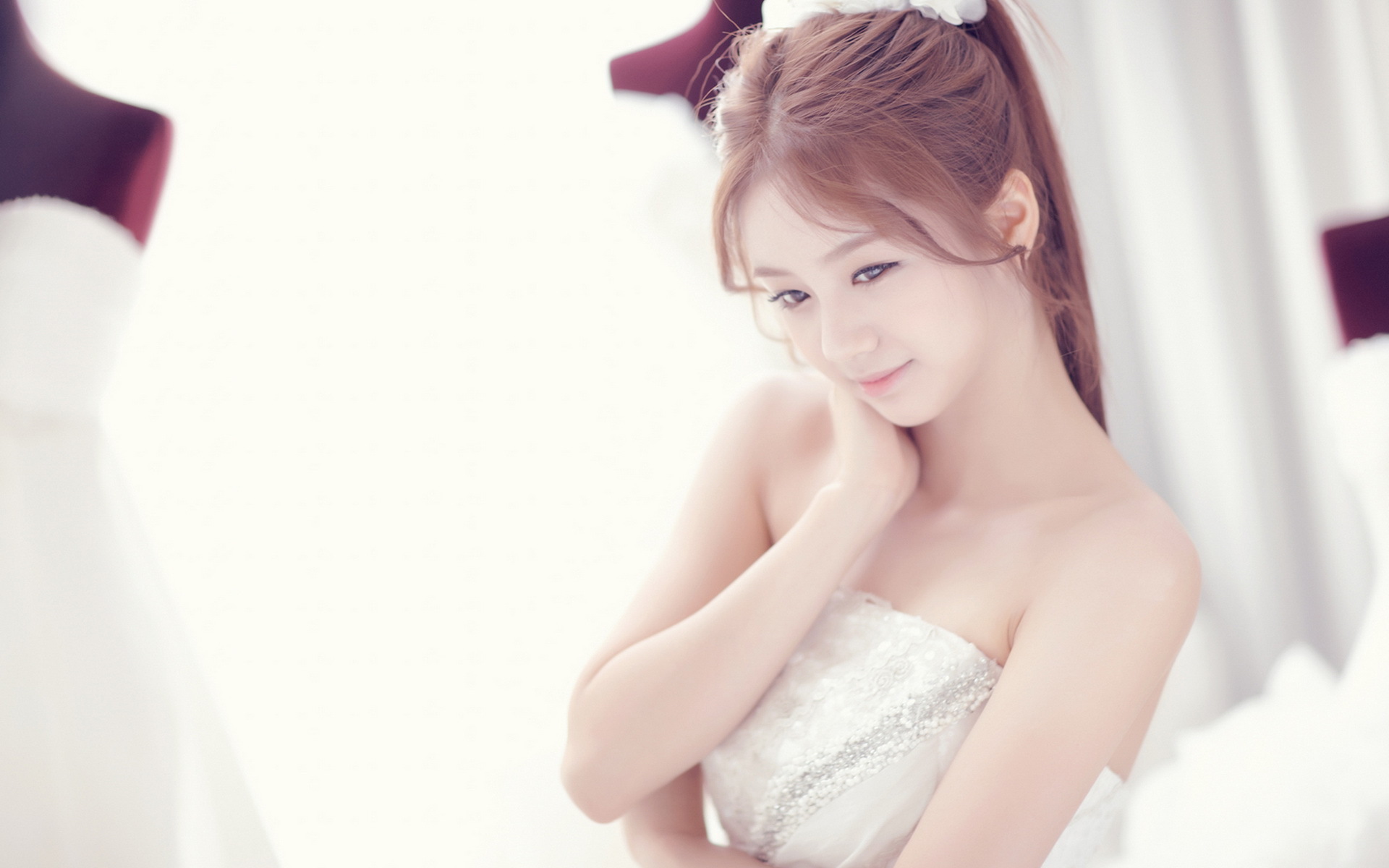 美女 清纯 可爱 萌妹子 宽屏