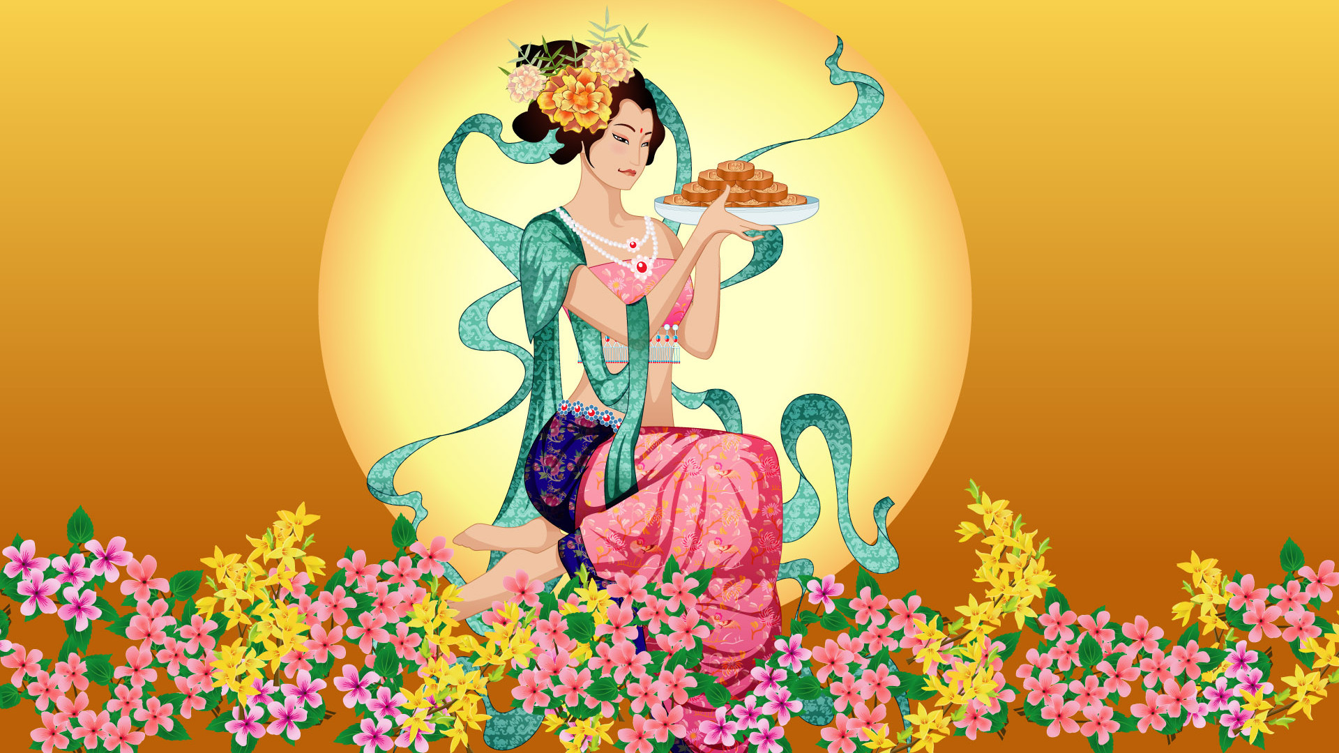 中秋 嫦娥 月饼