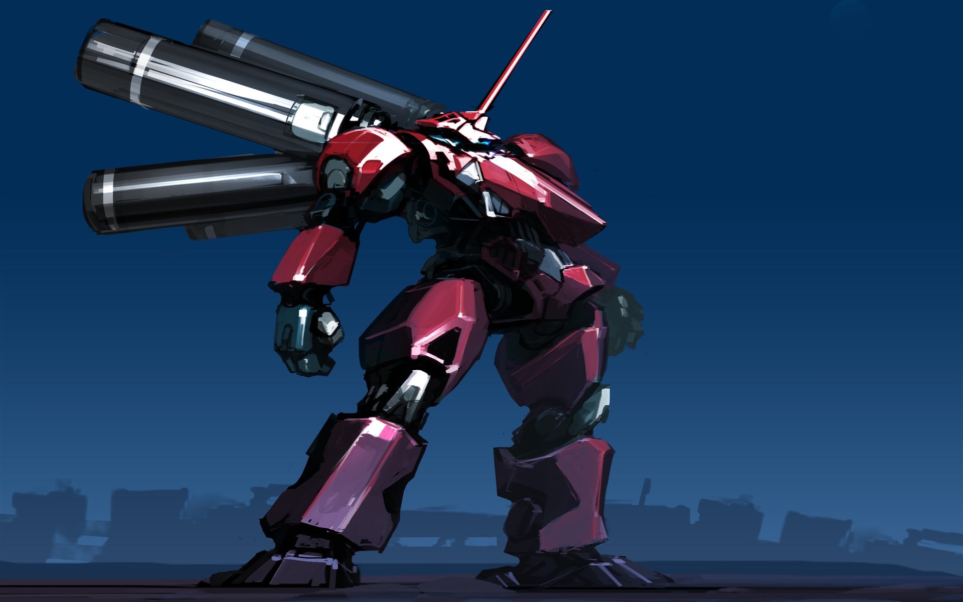 炫酷时尚 手绘 机器人