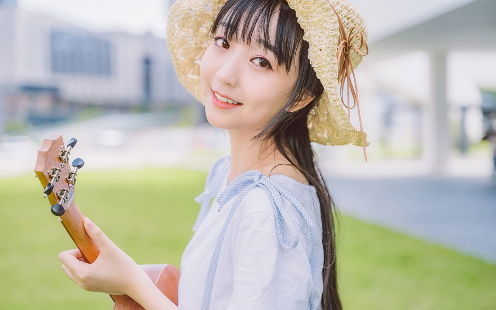 清纯 元气美女  户外  文艺  可爱  甜美