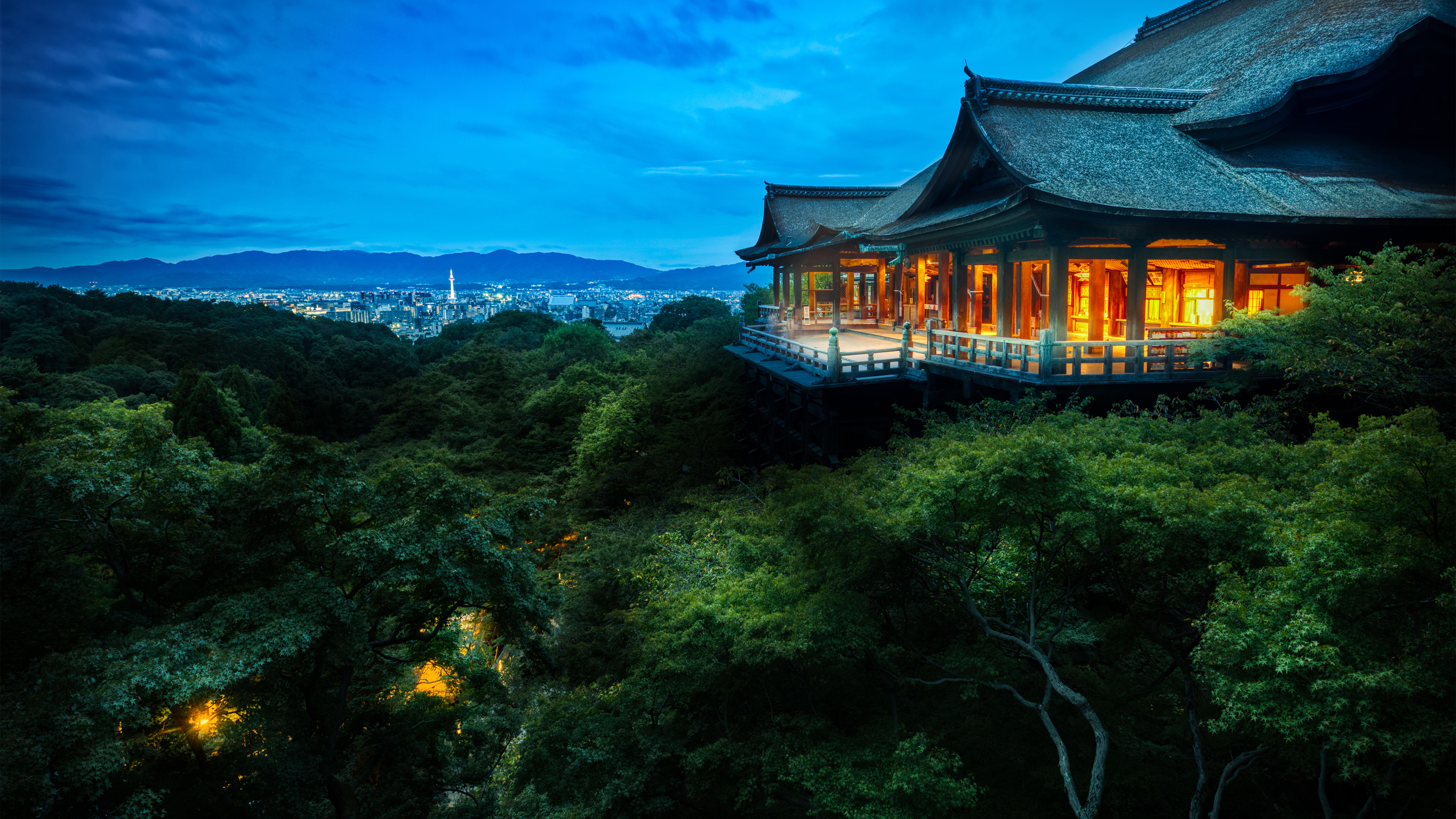 城市夜景 东京 山顶