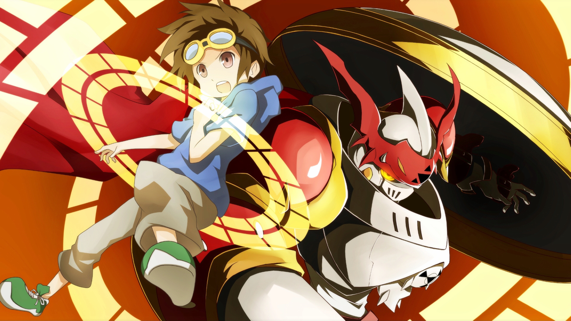 数码宝贝 红莲骑士兽 动漫