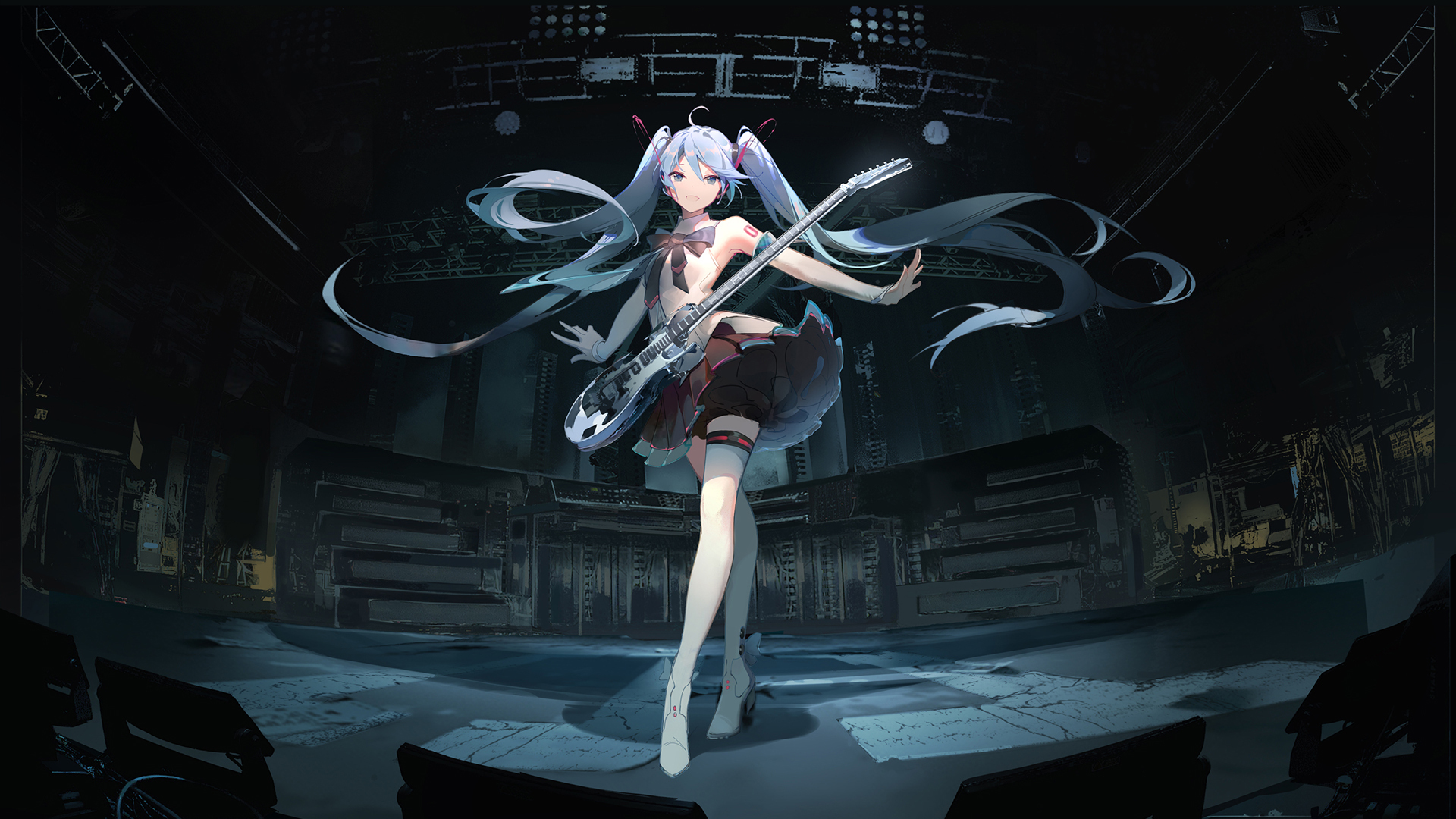 动漫  miko 初音未来  二次元 美女
