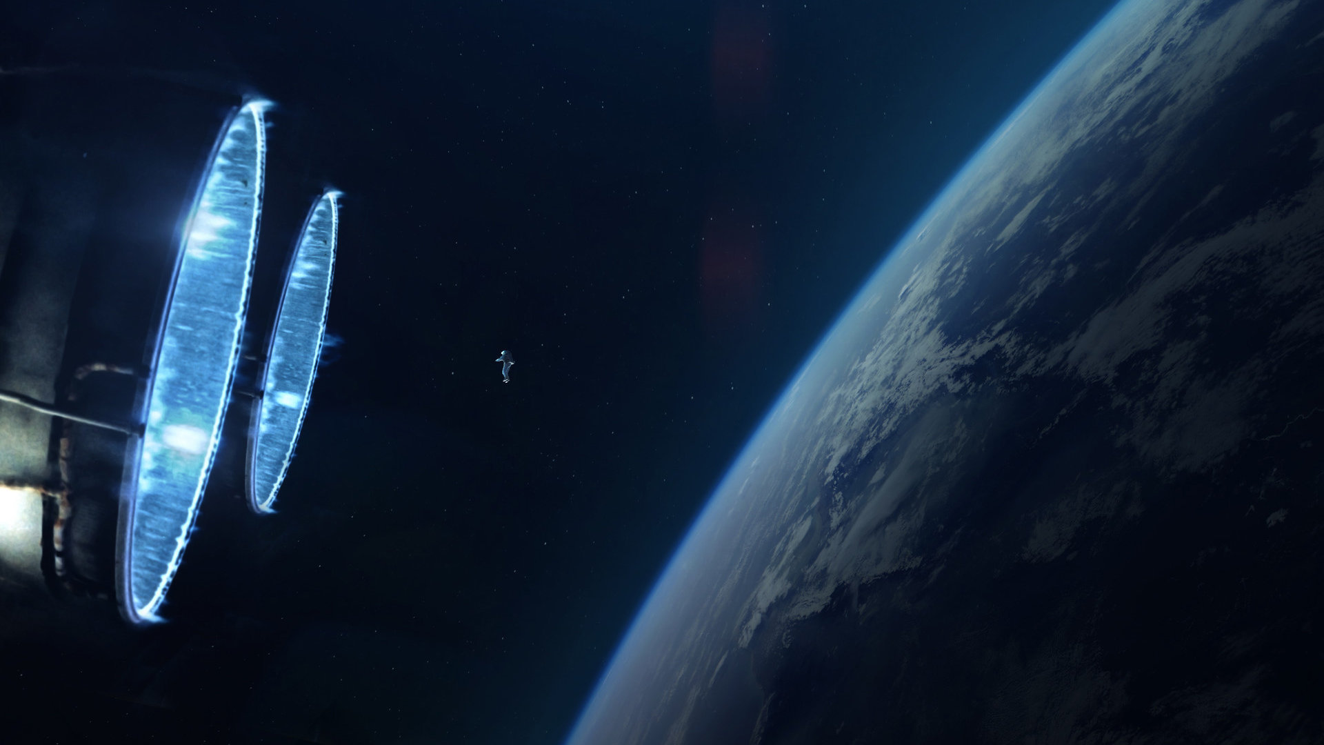 炫酷时尚 宇宙 太空 地球