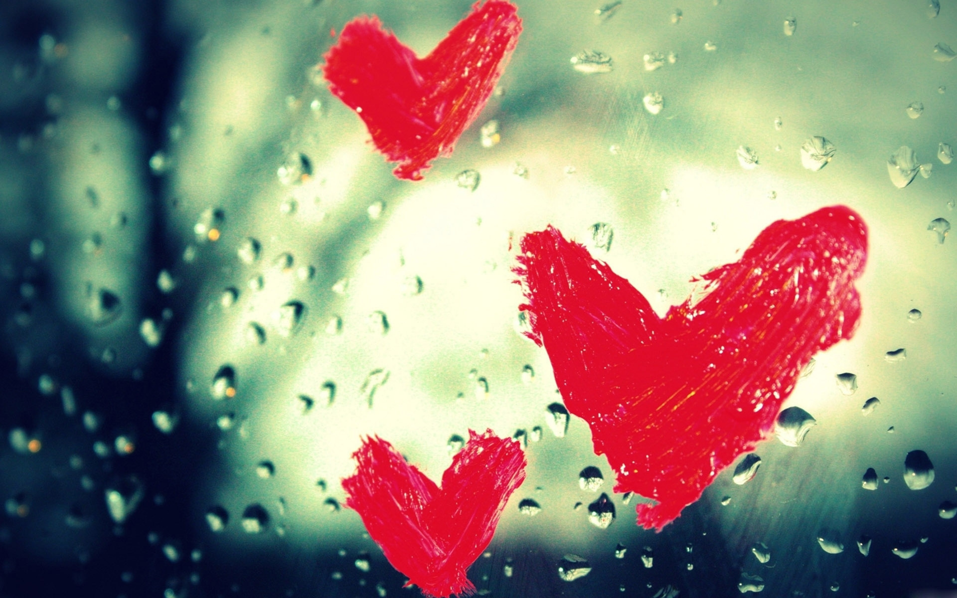 爱情 爱心 爱情雨 宽屏