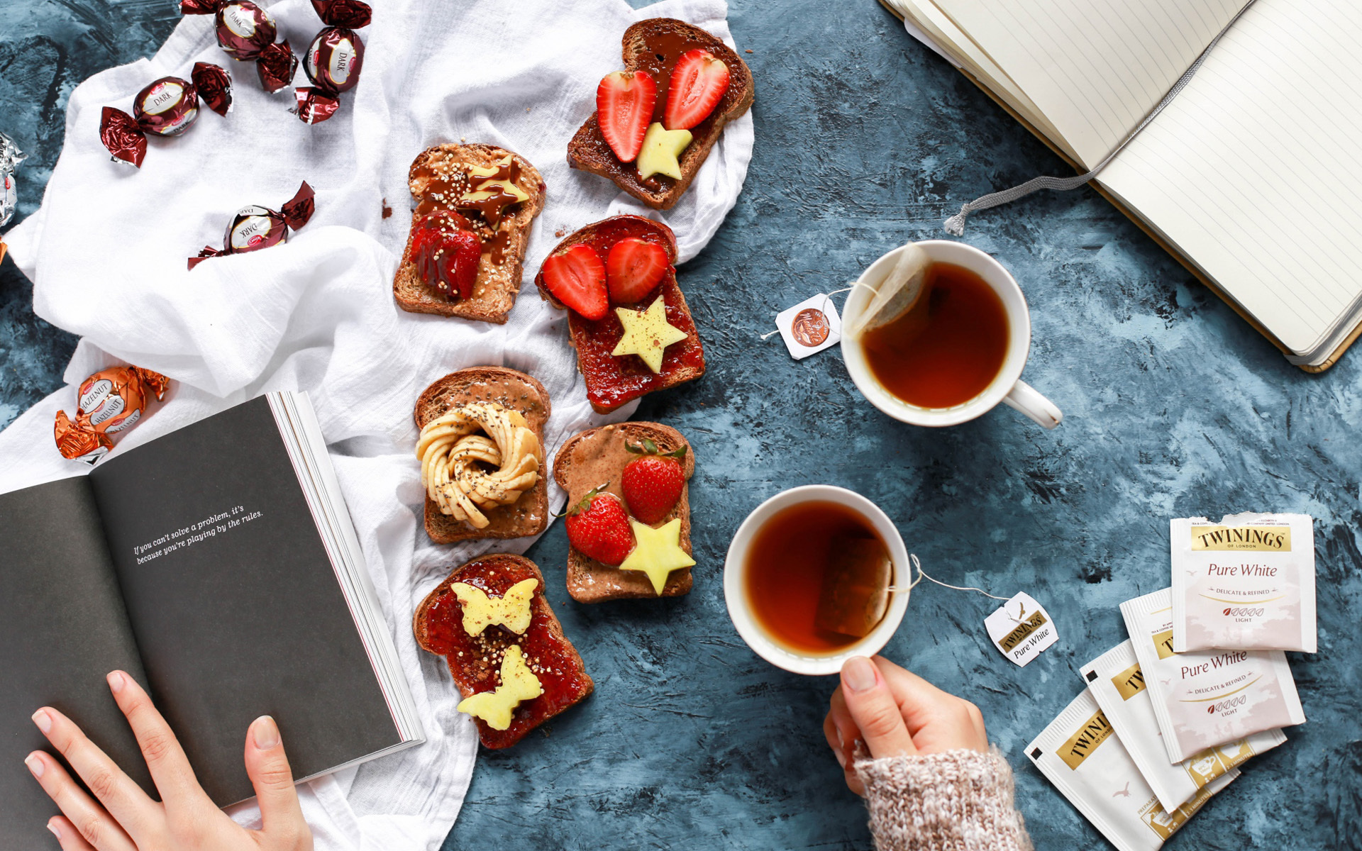 静物写真 精致的下午茶  点心