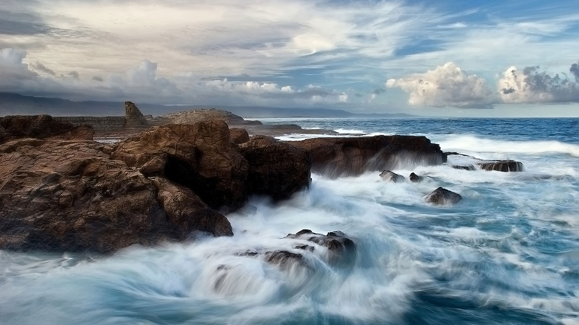 风景 海岸 大海 海浪