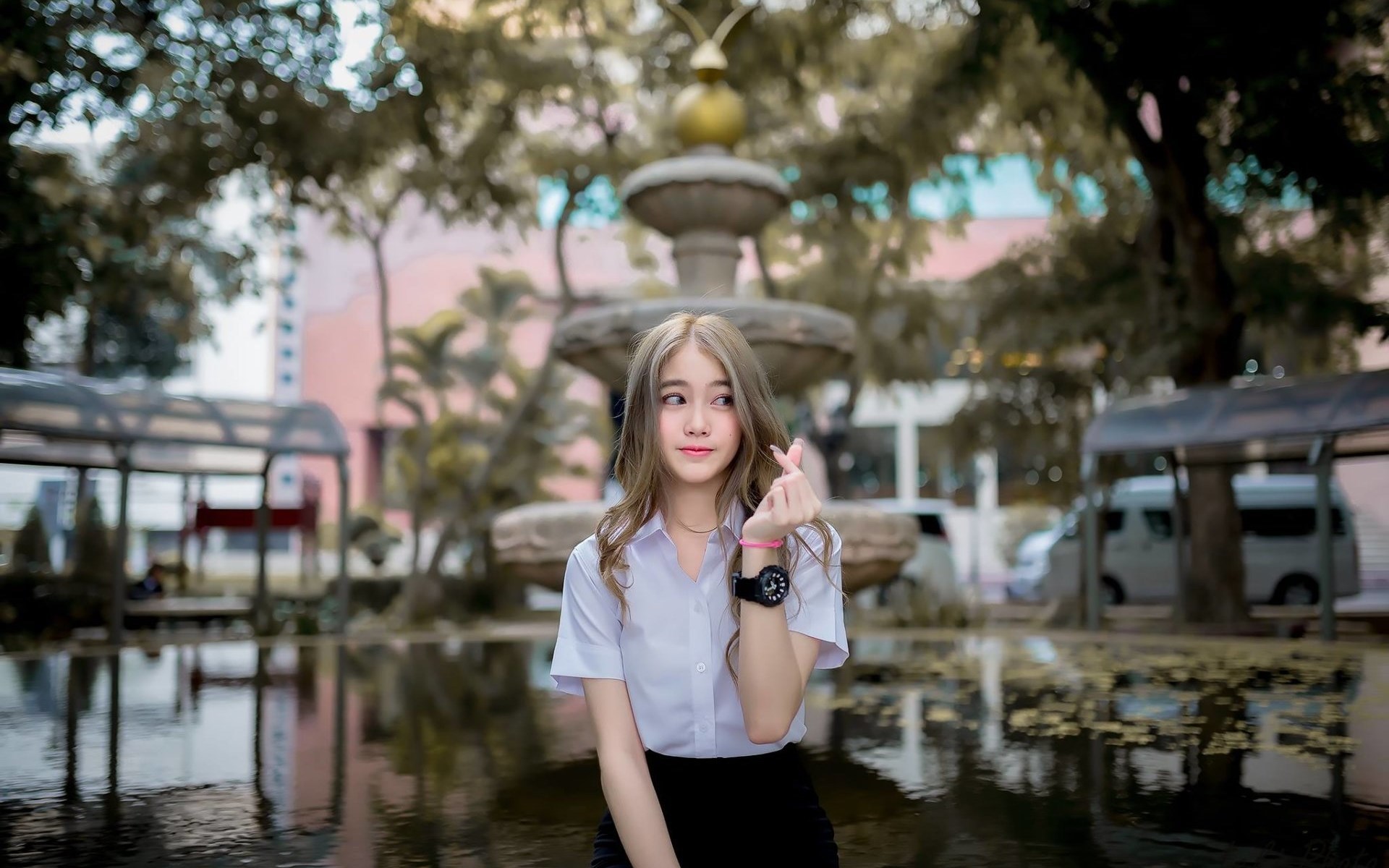 美女 清纯 俏皮