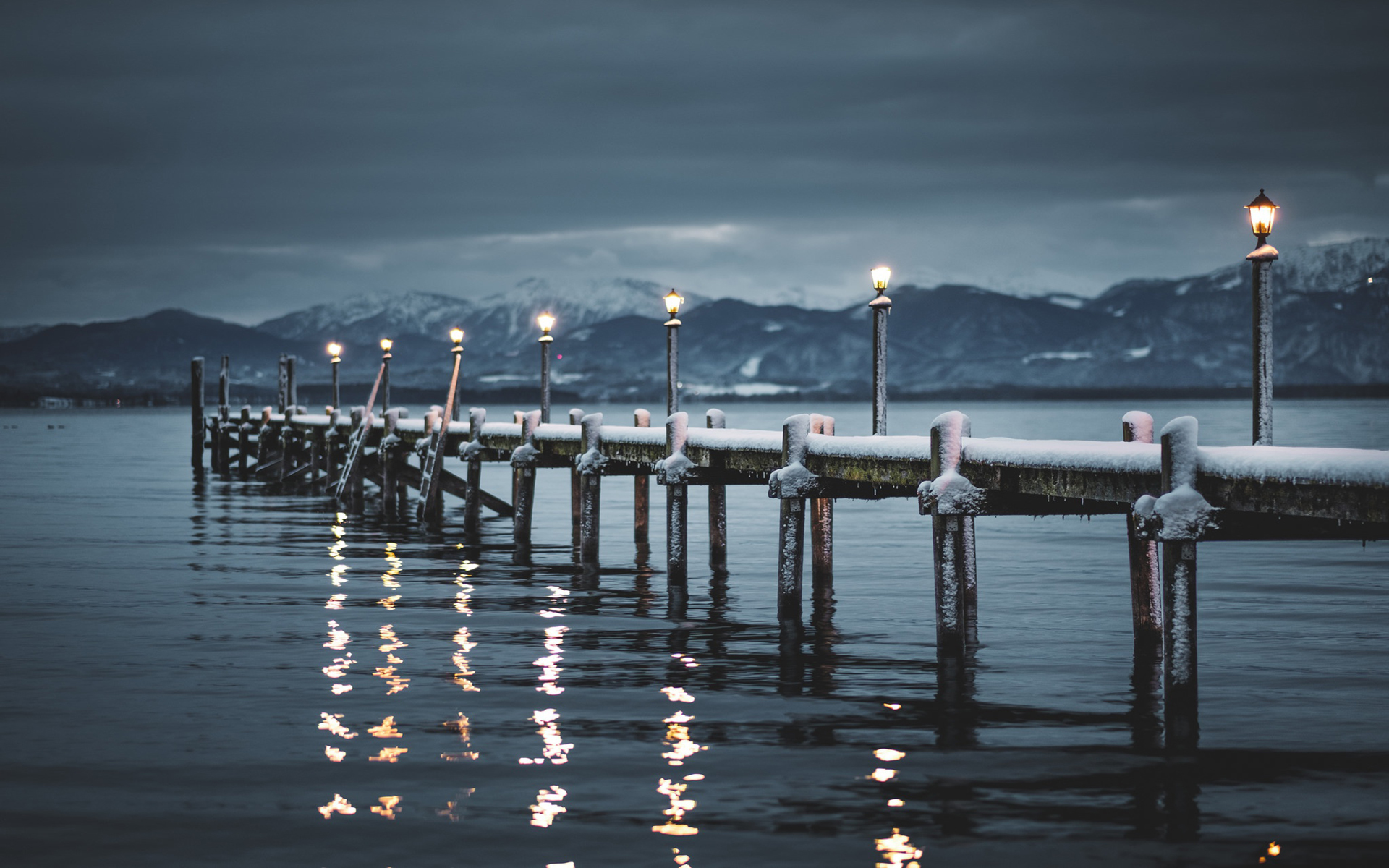 风景 自然风光 河流 栈桥