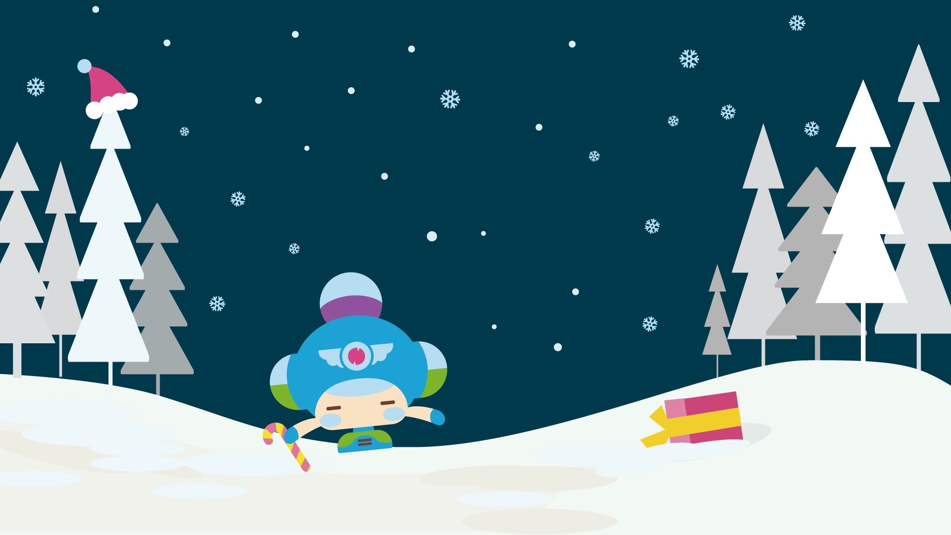 昆塔 圣诞 欢乐 雪人 礼物