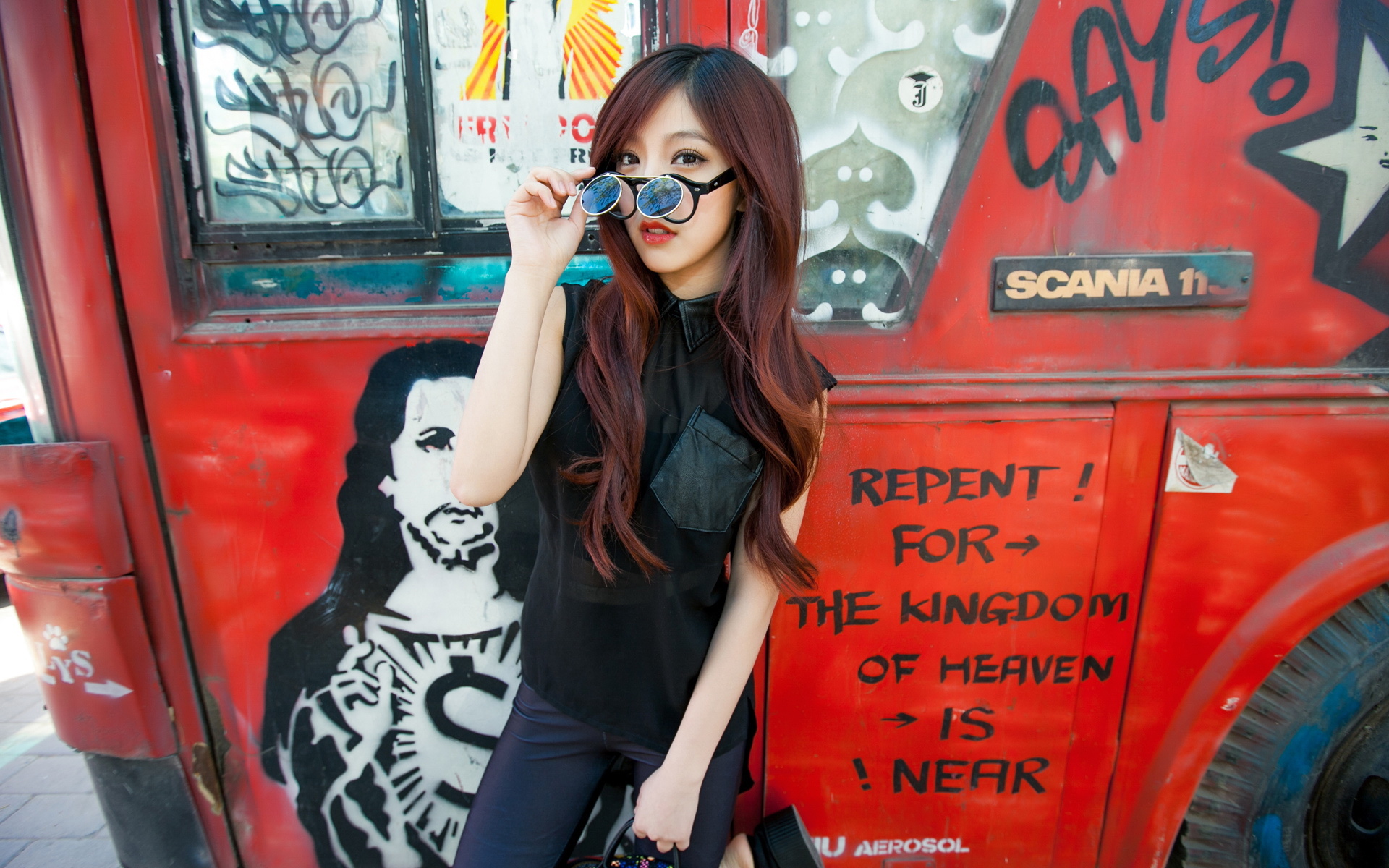 赵奕欢 阳光 青春 宽屏 美女 明星 模特