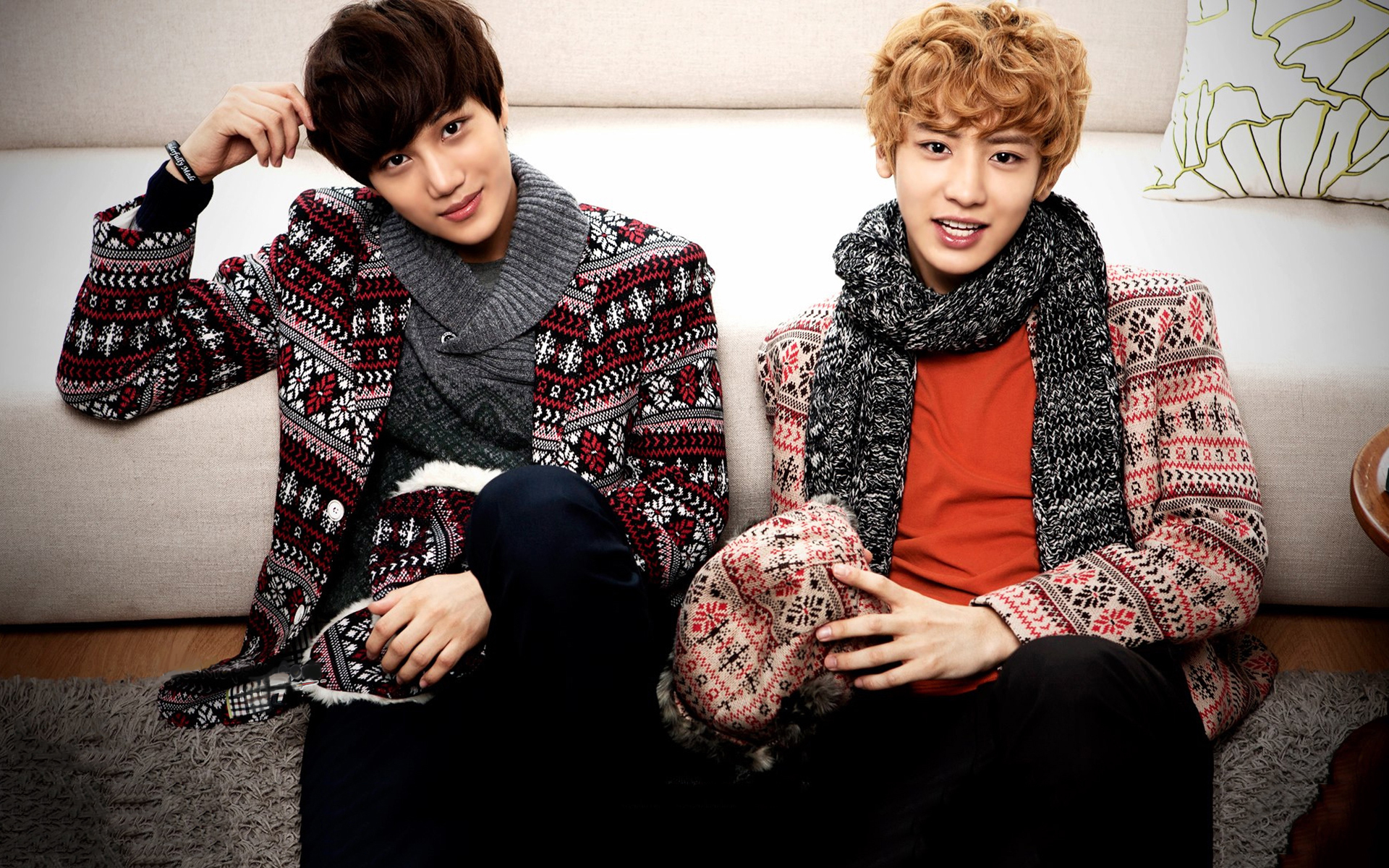 朴灿烈 金钟仁 EXO 明星 帅哥