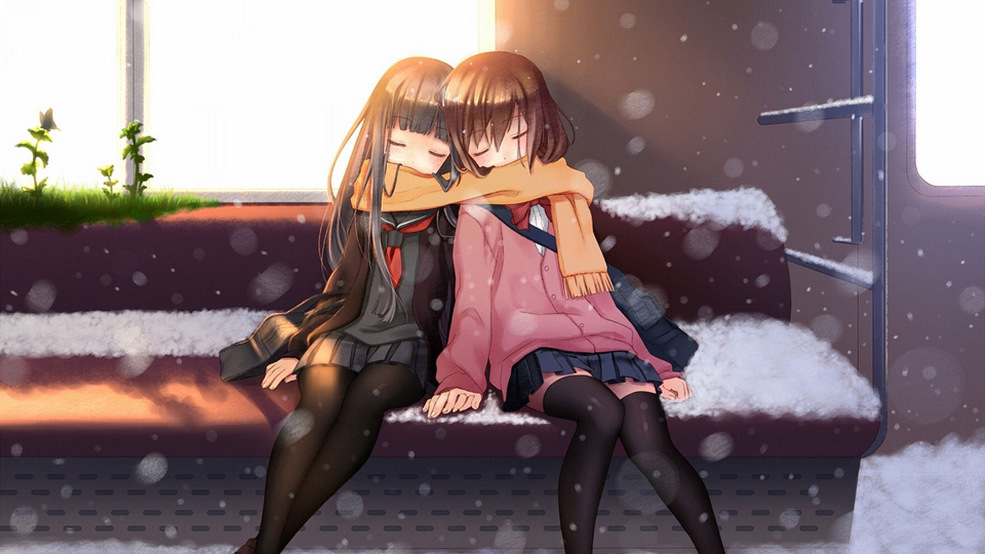 动漫 日本动漫 美女学生