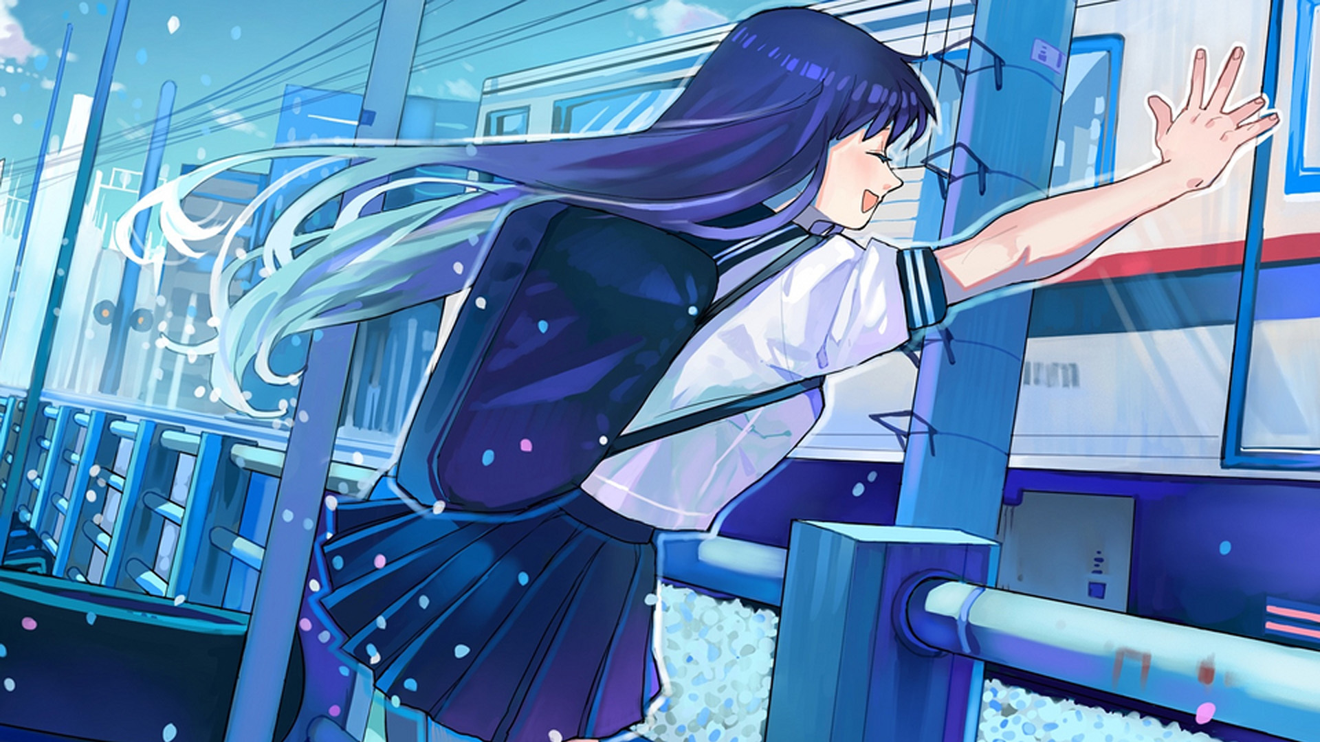 动漫 日本动漫 美女学生