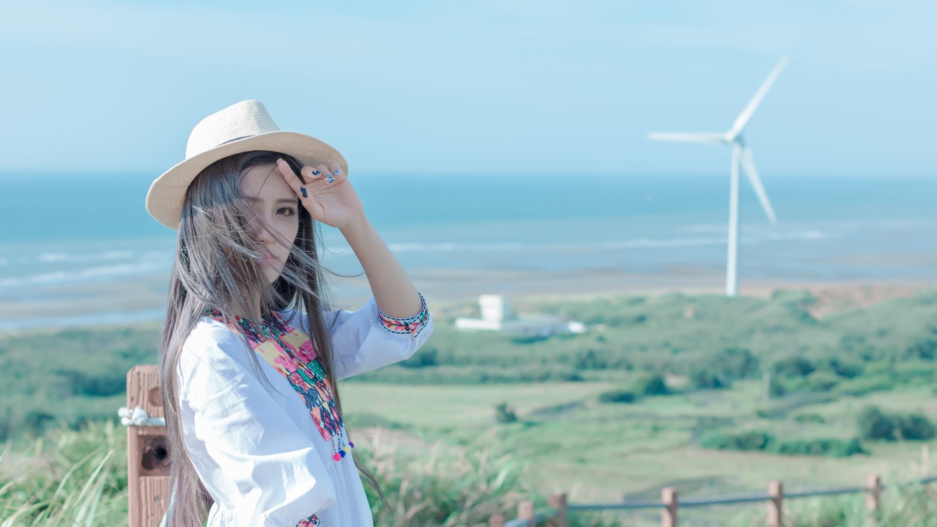 美女 可爱 小清新